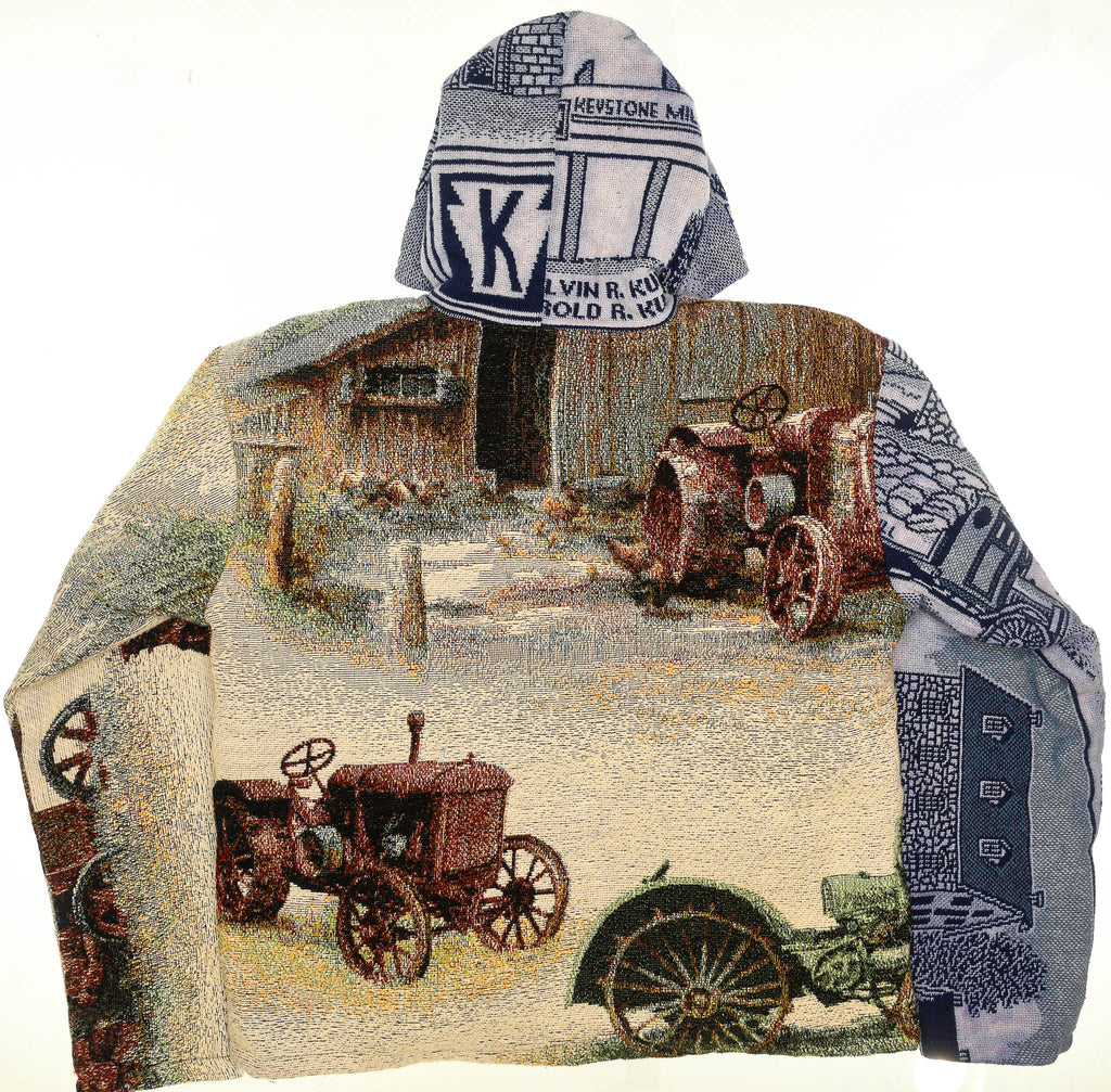 Farm Land Double Tapestry Zip Coat