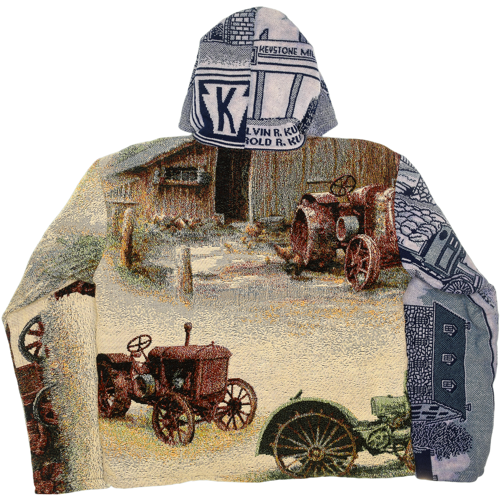 Farm Land Double Tapestry Zip Coat