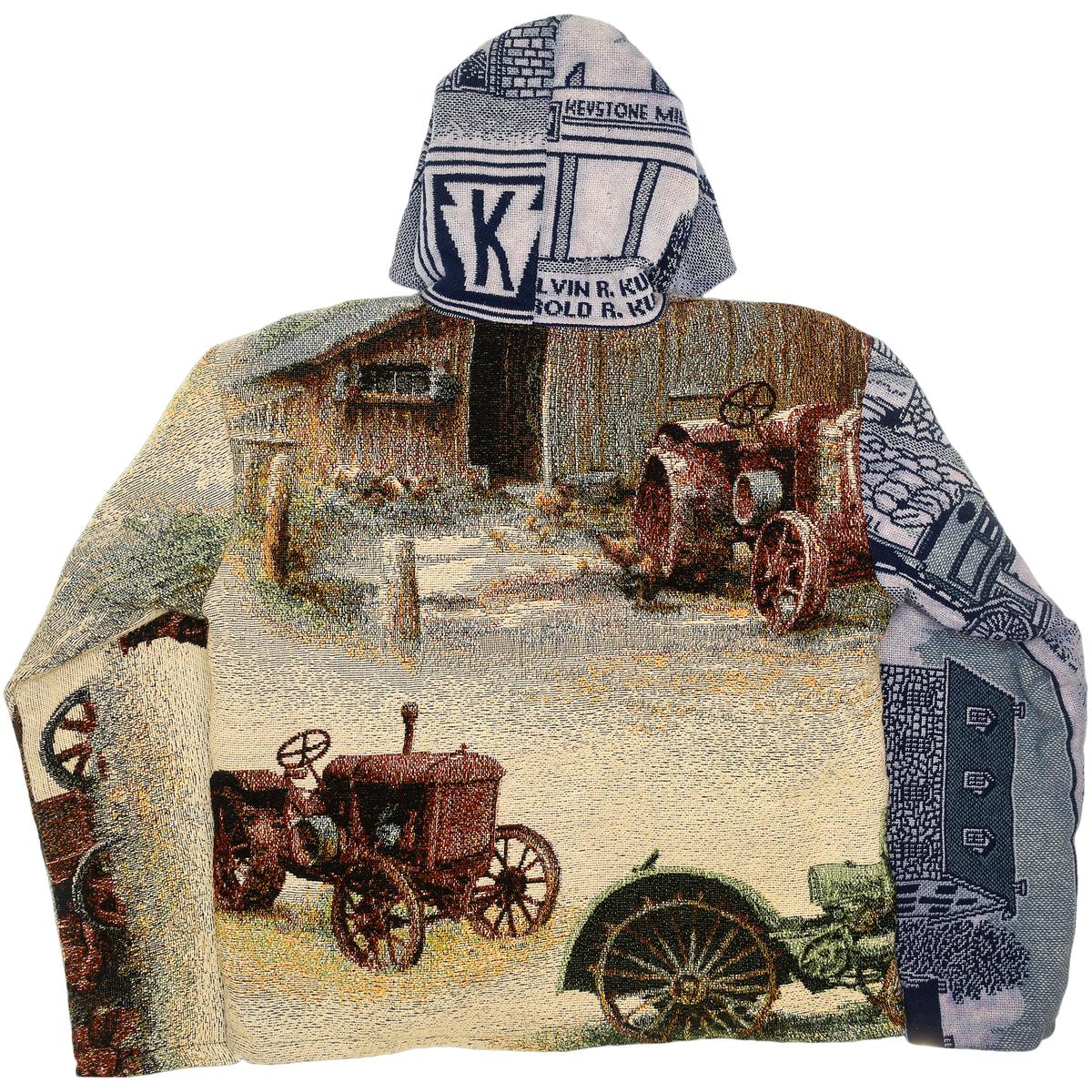 Farm Land Double Tapestry Zip Coat