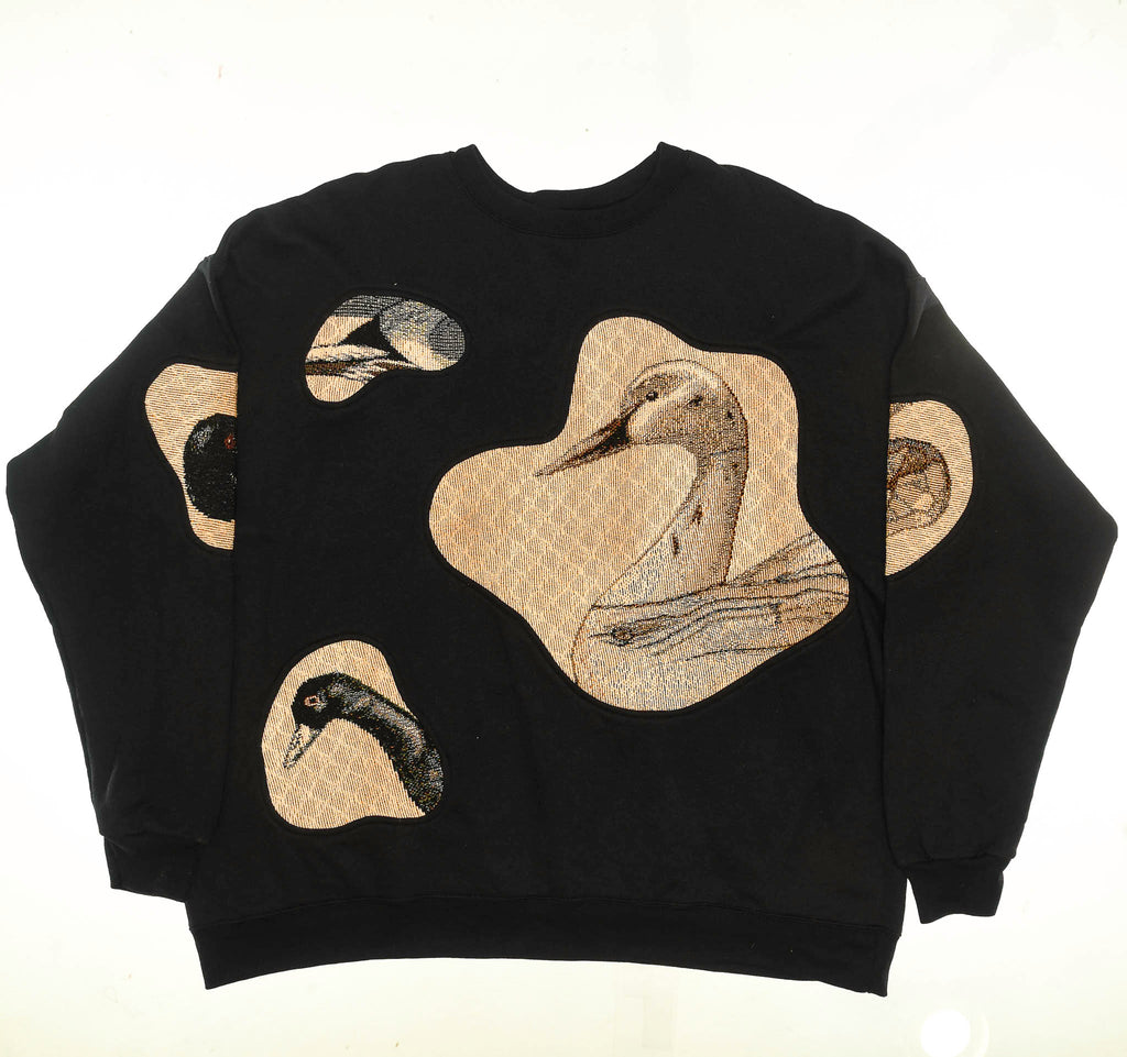 Water Birds Wildlife Amoeba Tapestry Pullover