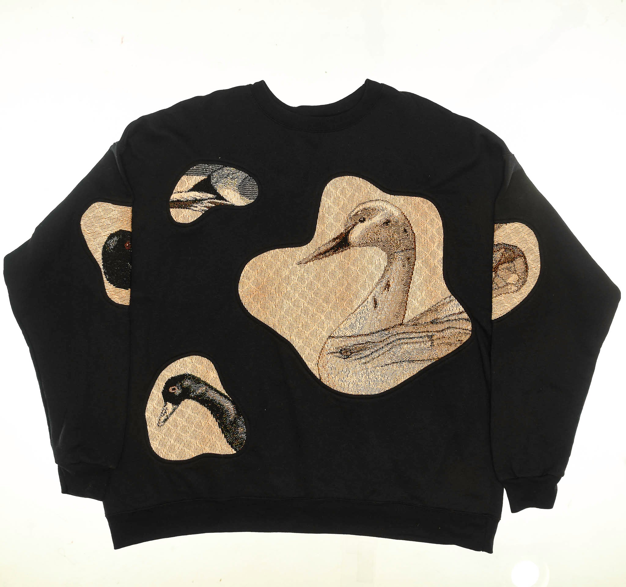 Water Birds Wildlife Amoeba Tapestry Pullover