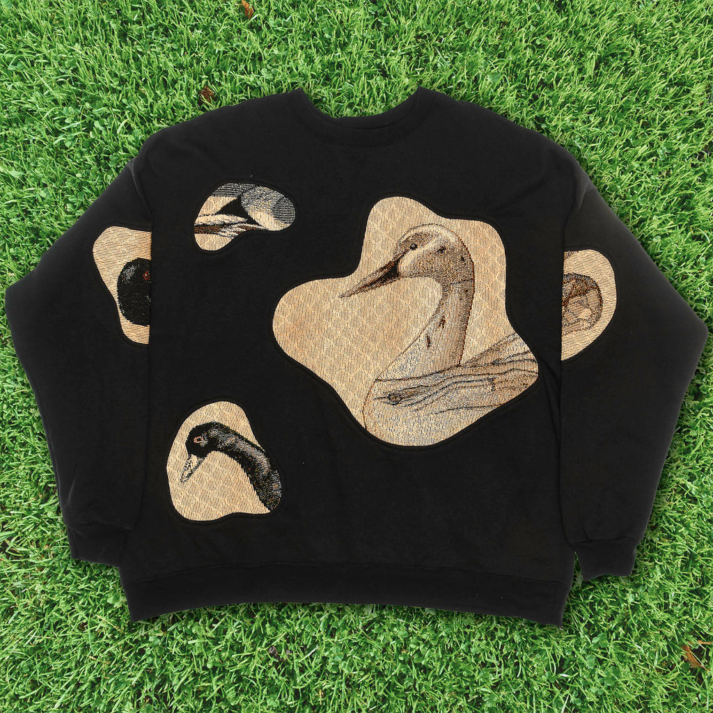 Water Birds Wildlife Amoeba Tapestry Pullover