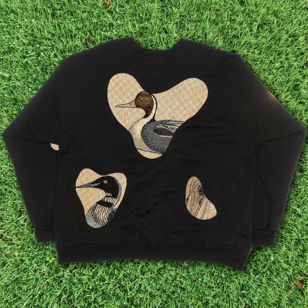 Water Birds Wildlife Amoeba Tapestry Pullover