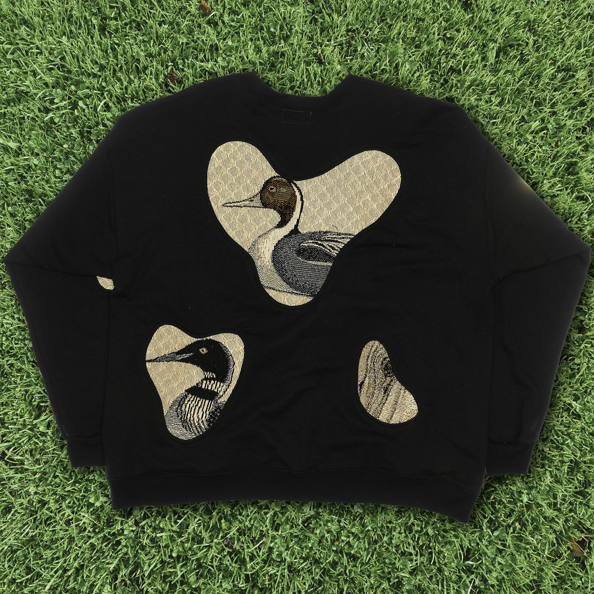 Water Birds Wildlife Amoeba Tapestry Pullover