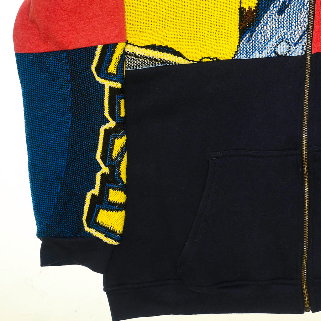 Pikachu Patchwork Tapestry Zip Up