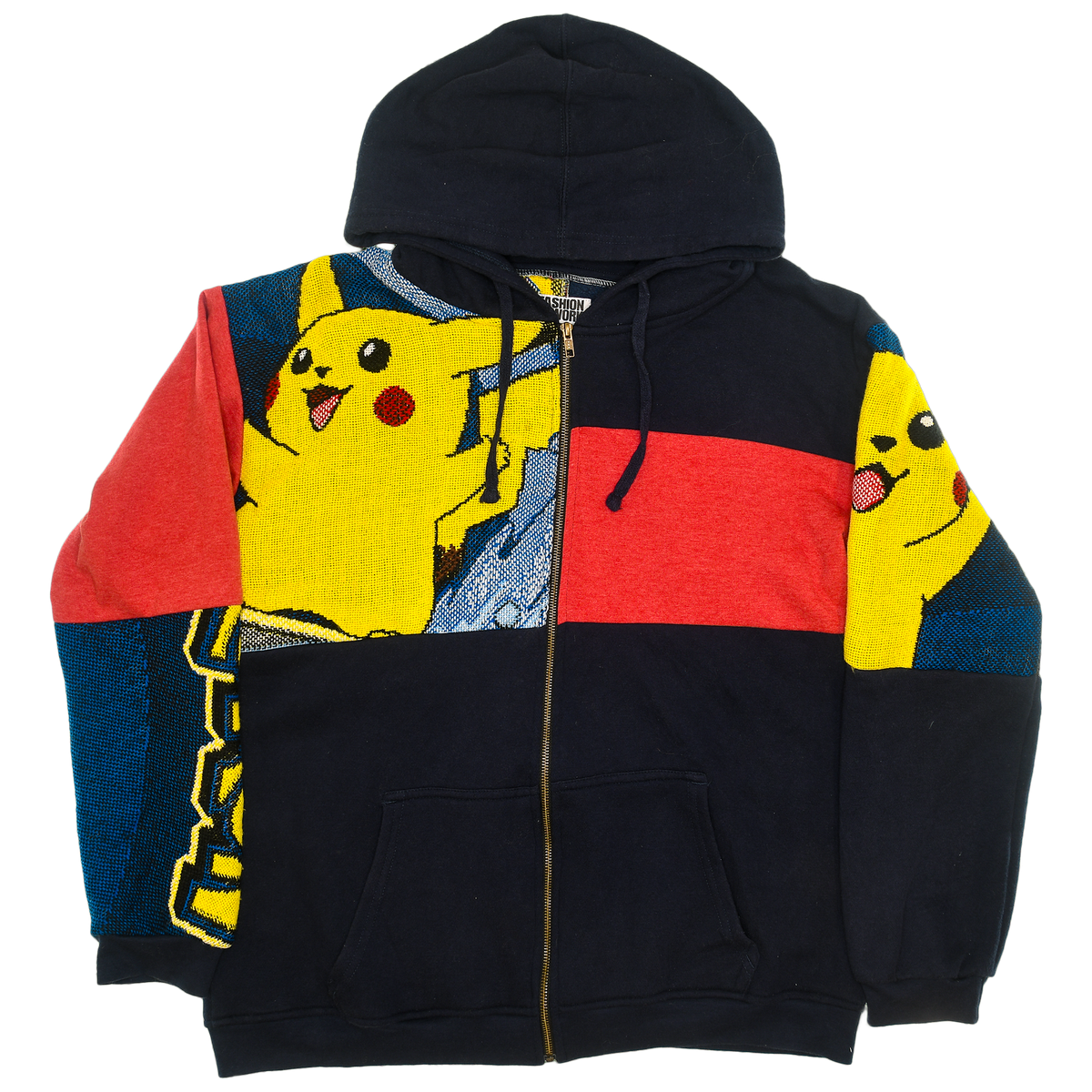 Pikachu Patchwork Tapestry Zip Up