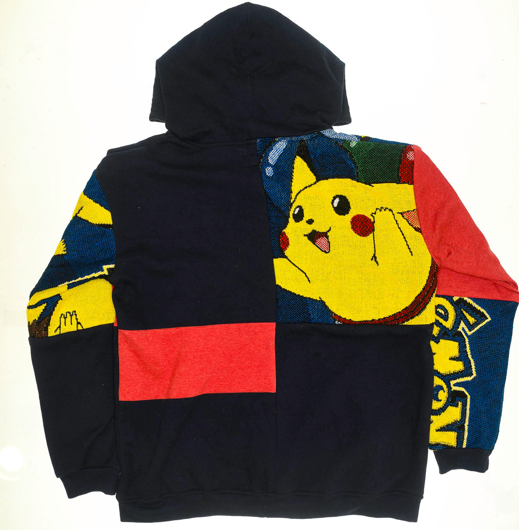 Pikachu Patchwork Tapestry Zip Up