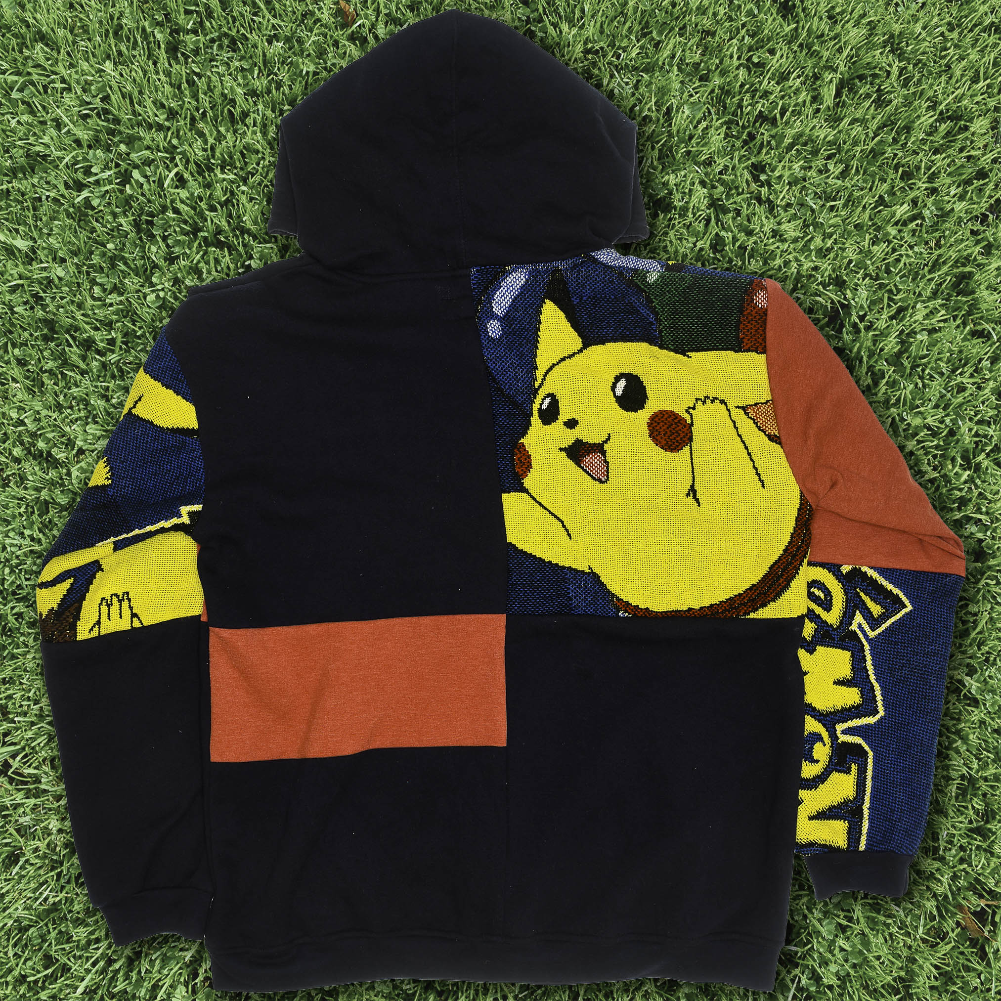 Pikachu Patchwork Tapestry Zip Up