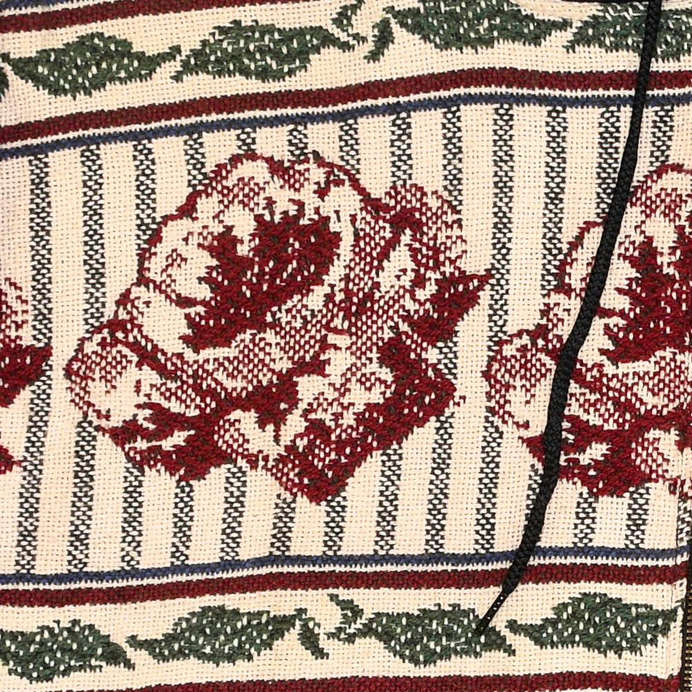 Floral Wallpaper Patchwork Tapestry Zip Up