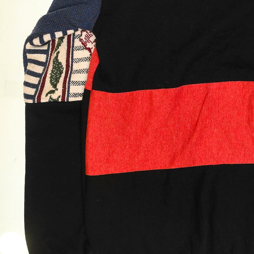 Floral Wallpaper Patchwork Tapestry Zip Up