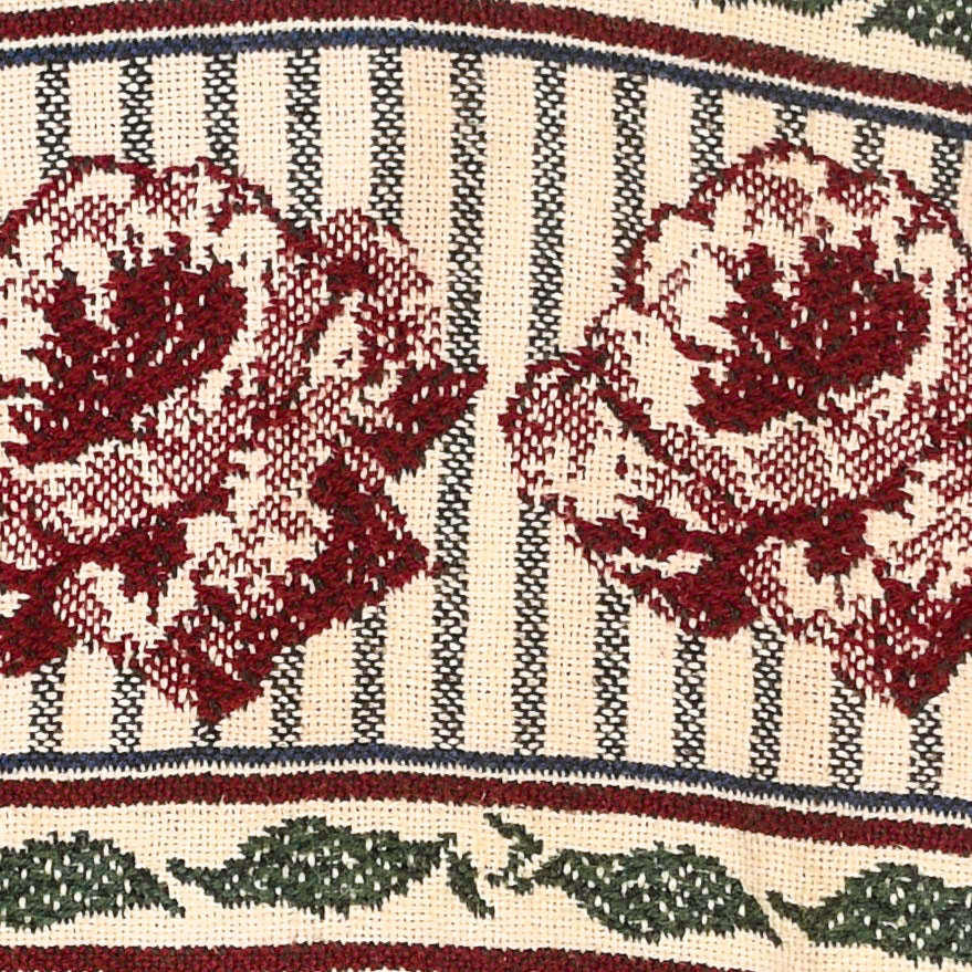 Floral Wallpaper Patchwork Tapestry Zip Up