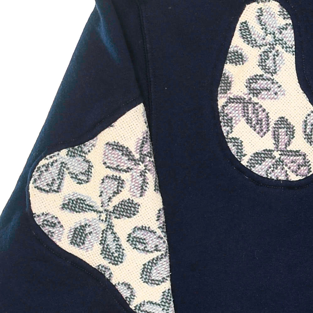 Dainty Purple Florals Amoeba Tapestry Pullover