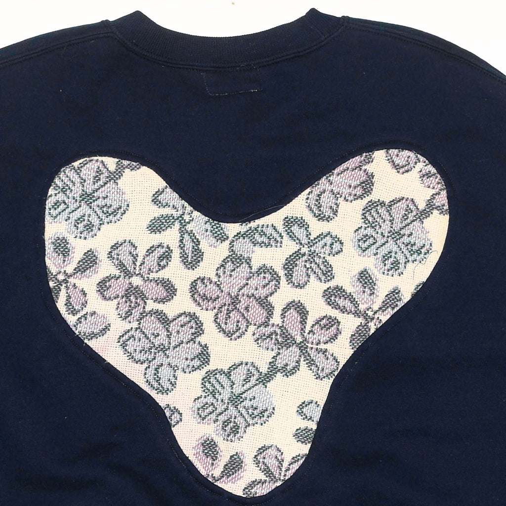 Dainty Purple Florals Amoeba Tapestry Pullover