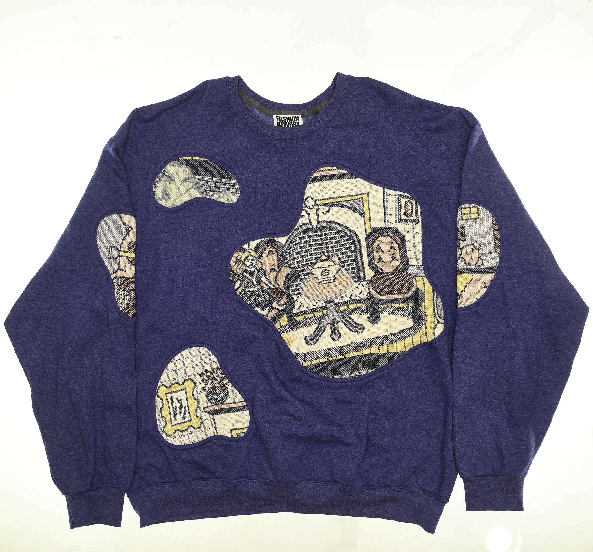 Victorian Doll House Amoeba Tapestry Pullover