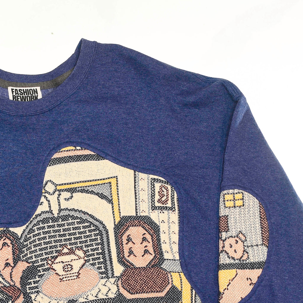Victorian Doll House Amoeba Tapestry Pullover