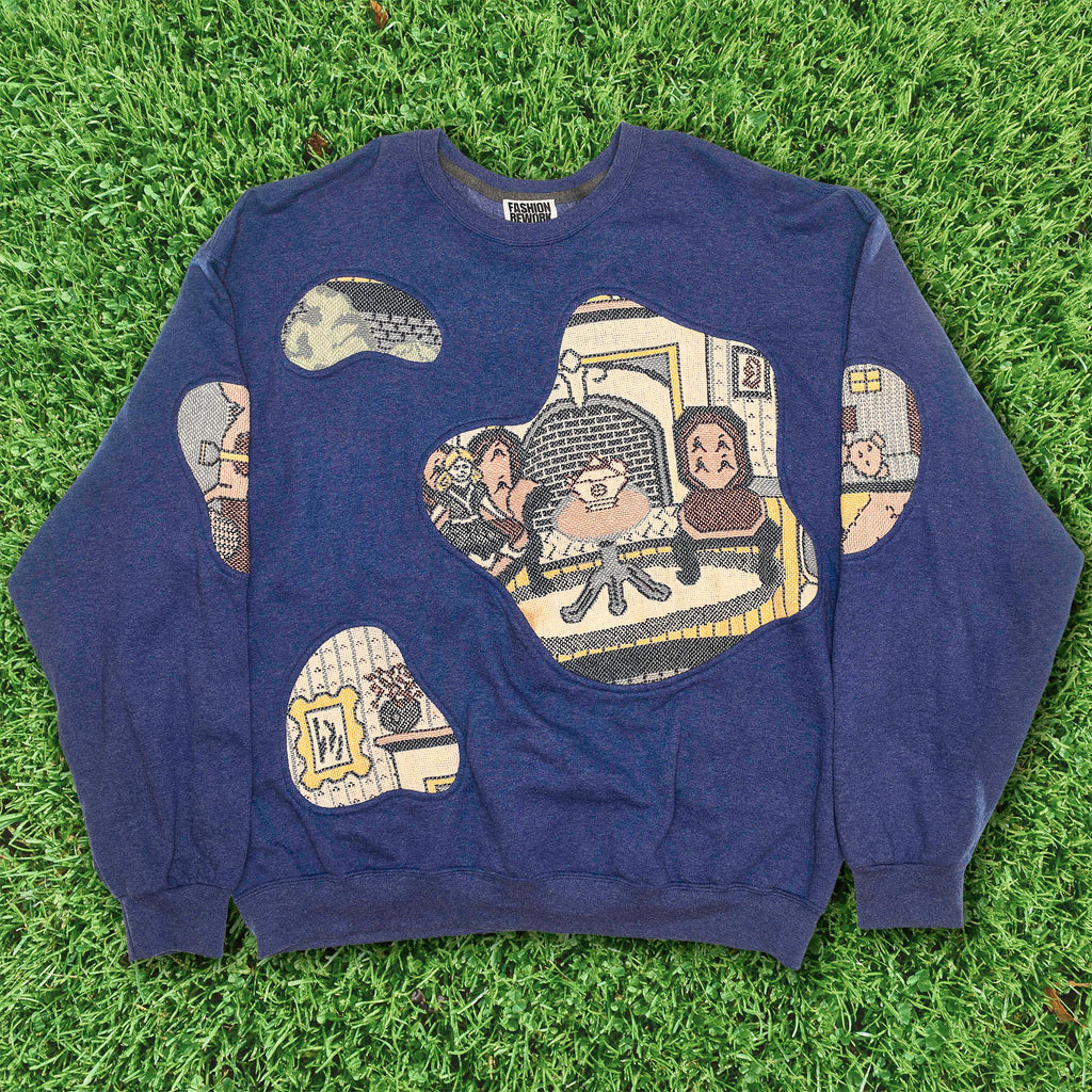 Victorian Doll House Amoeba Tapestry Pullover