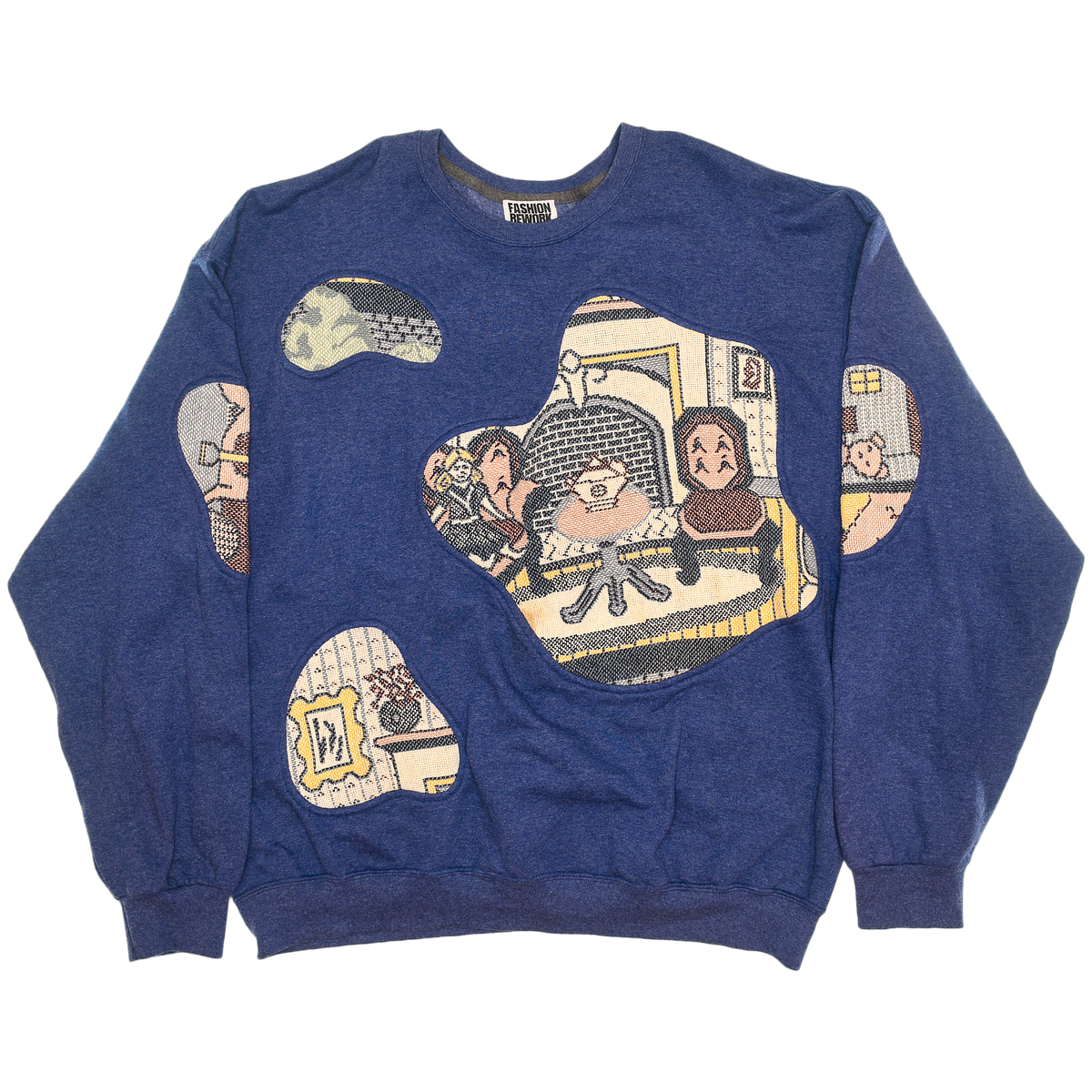 Victorian Doll House Amoeba Tapestry Pullover