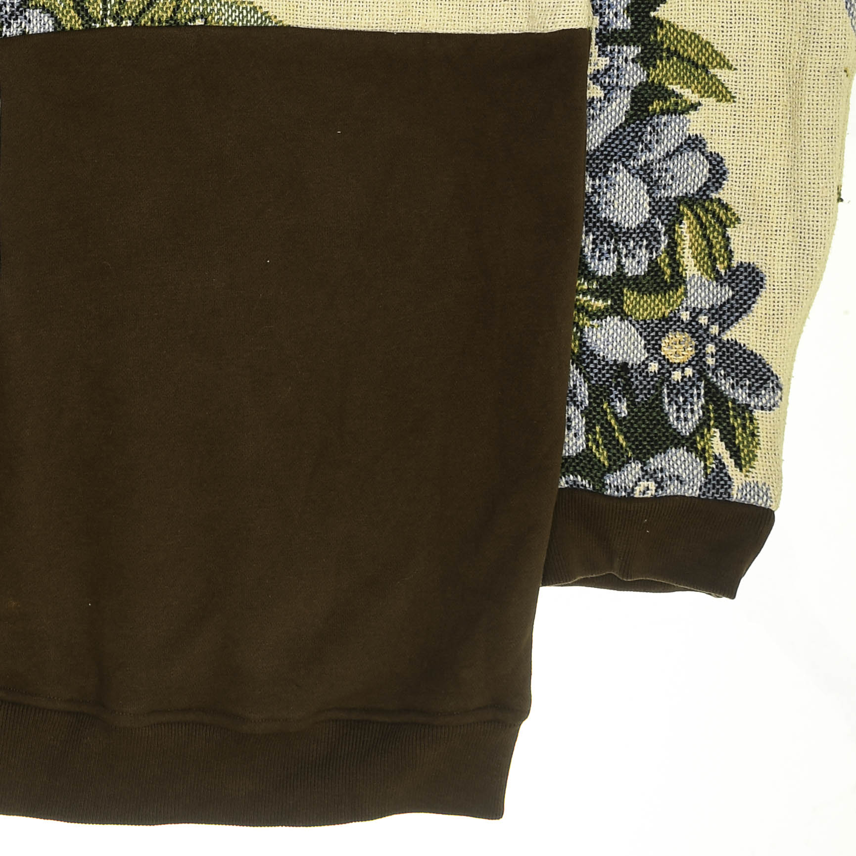 Garden Scene Patchwork Tapestry Zip Up