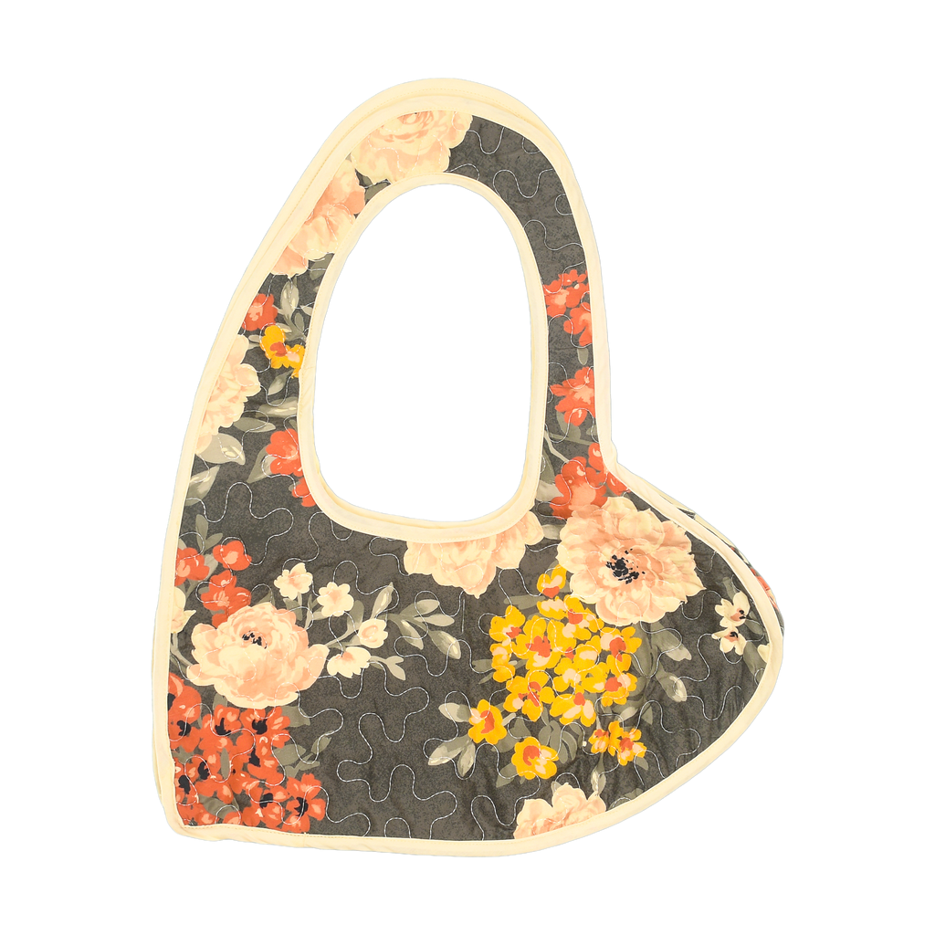 Rose Quilt Heart Bag