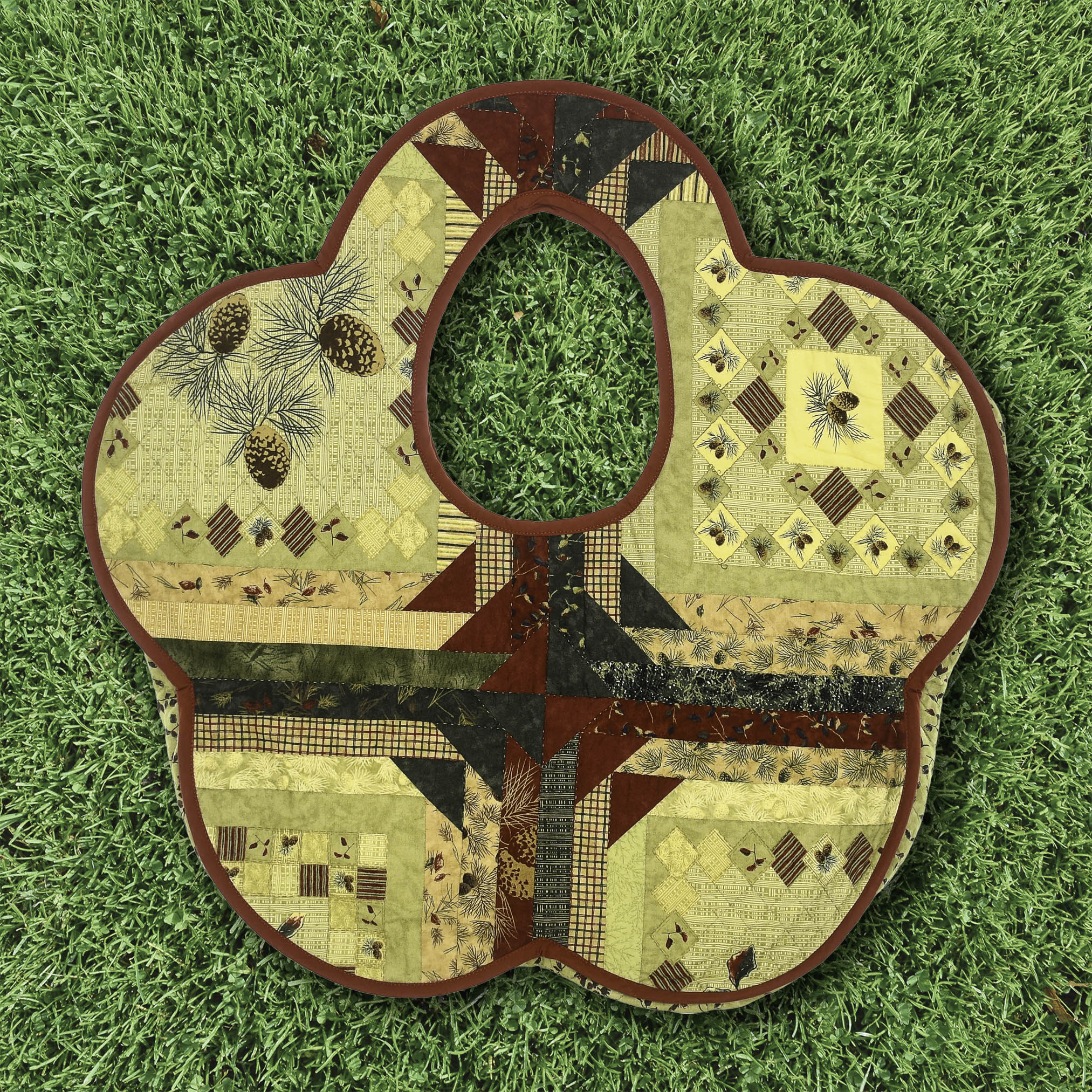 Pine Quilt Flower Bag