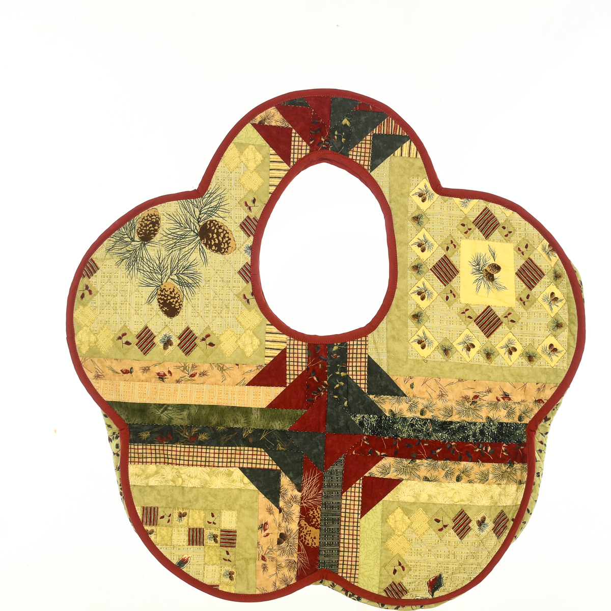 Pine Quilt Flower Bag