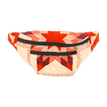 Patchwork Quilt Waist Bag | Red Star