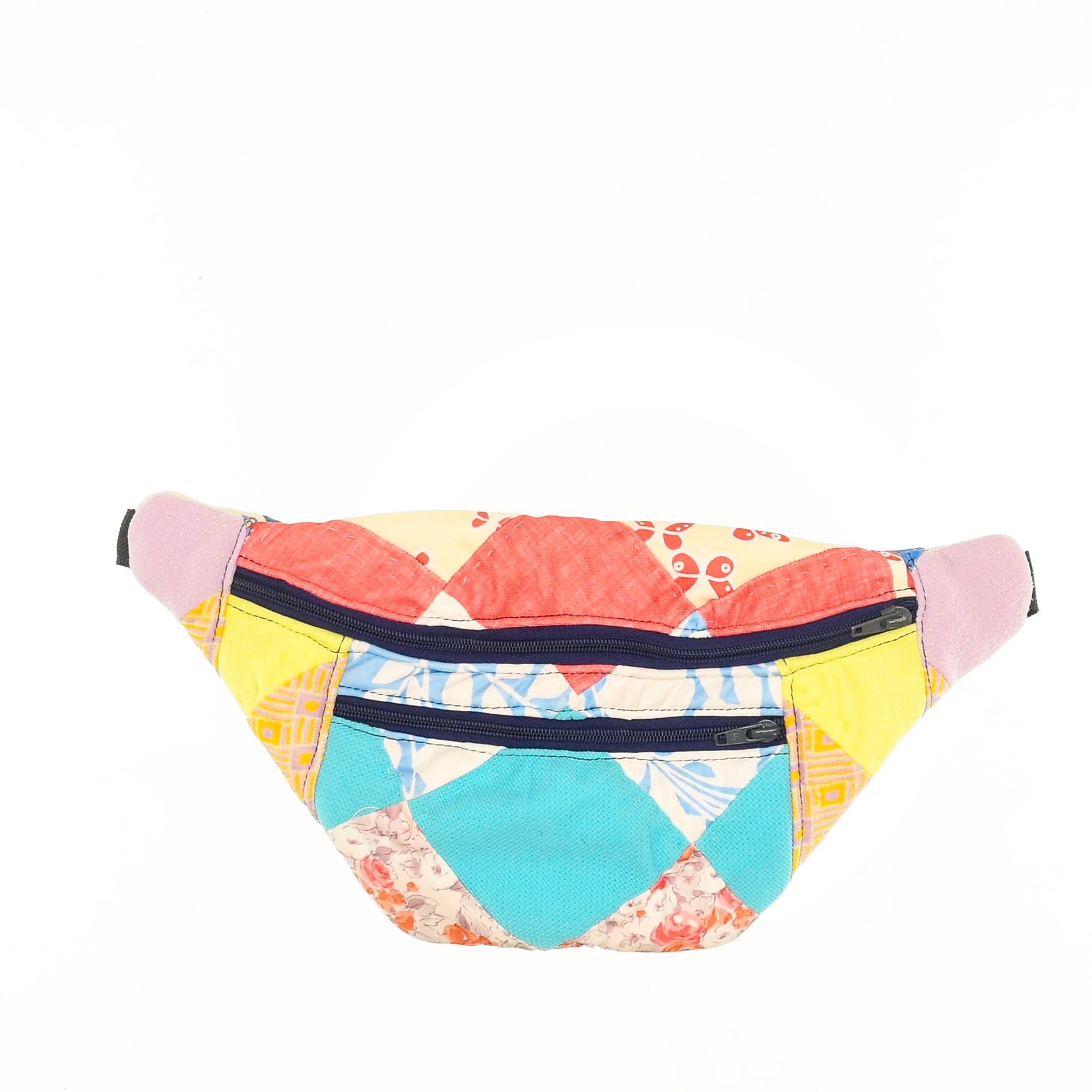 Patchwork Quilt Waist Bag | Bright Colorblock