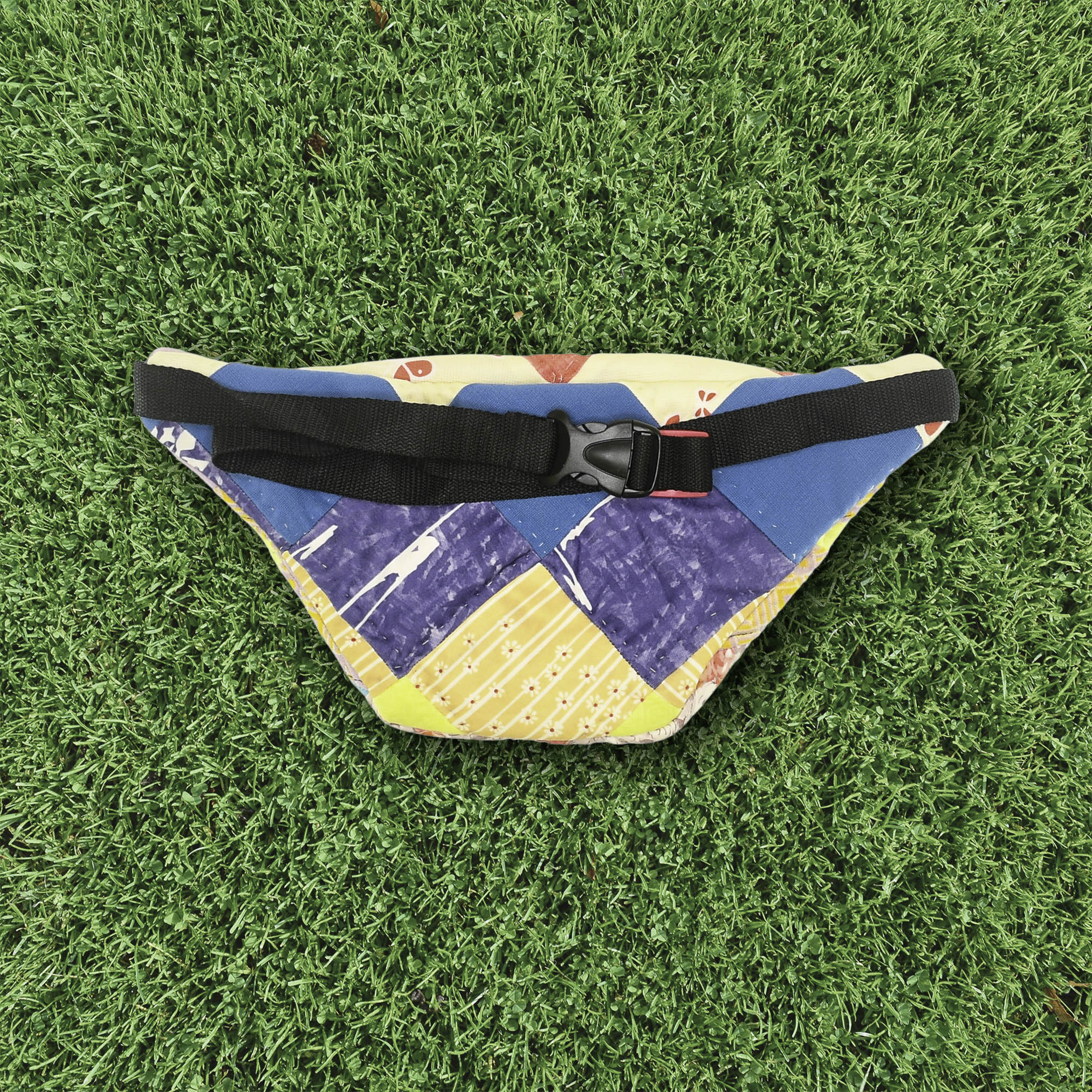 Patchwork Quilt Waist Bag | Bright Colorblock