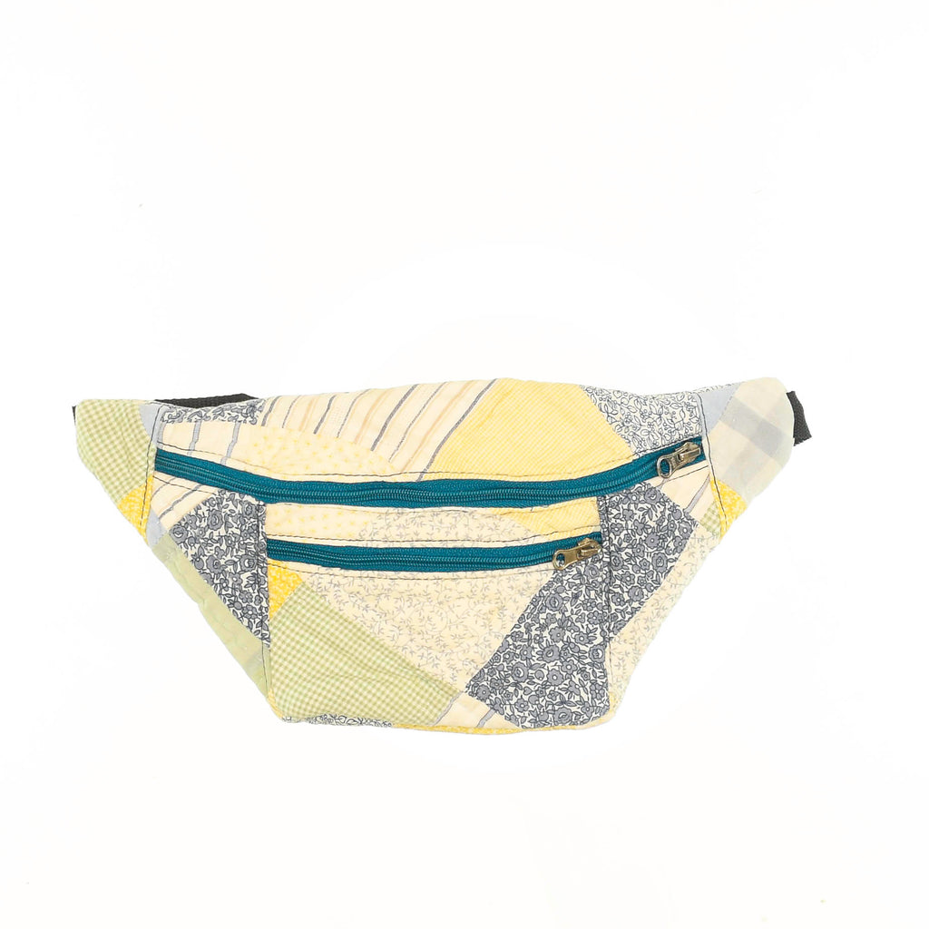 Patchwork Quilt Waist Bag | Golden Hour