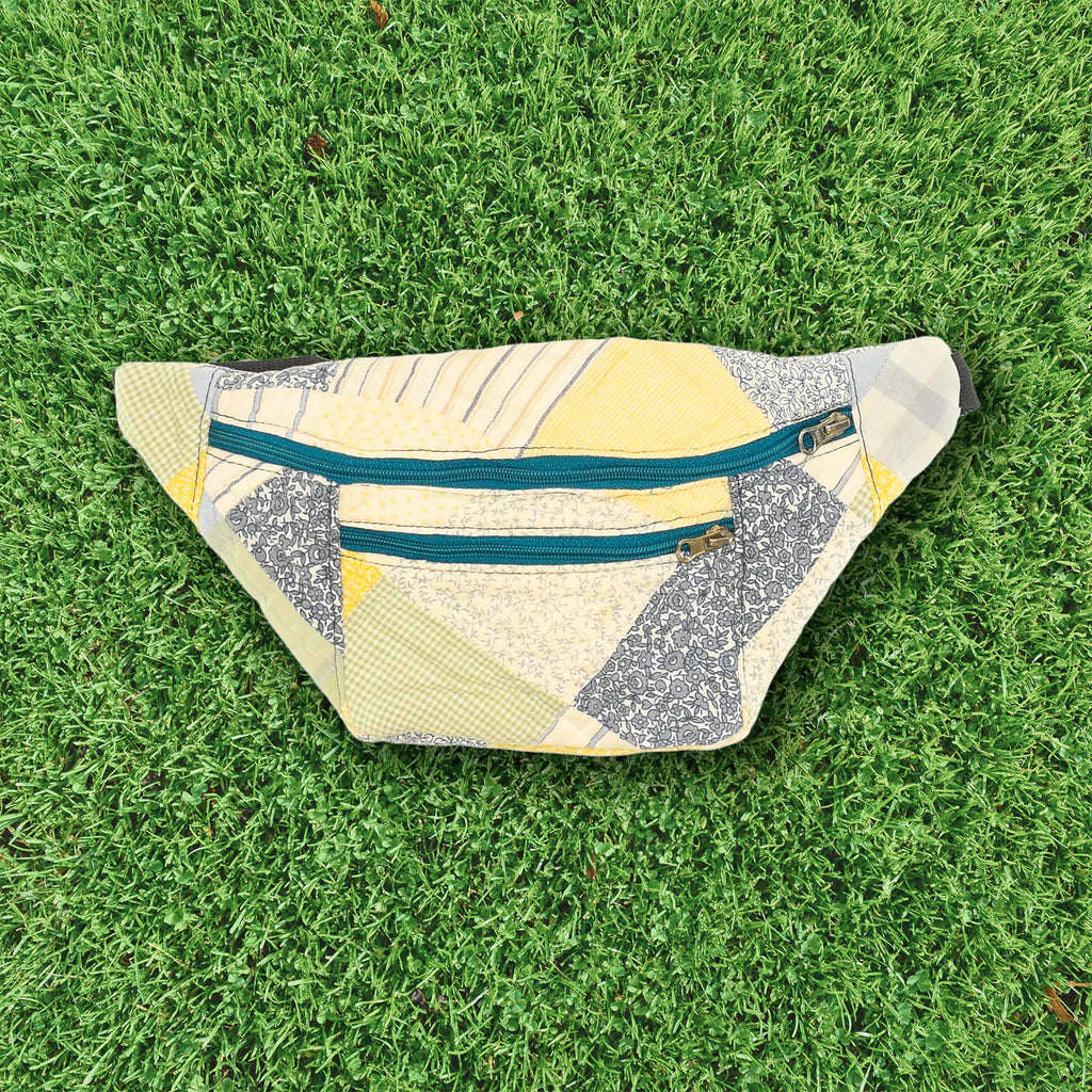 Patchwork Quilt Waist Bag | Golden Hour