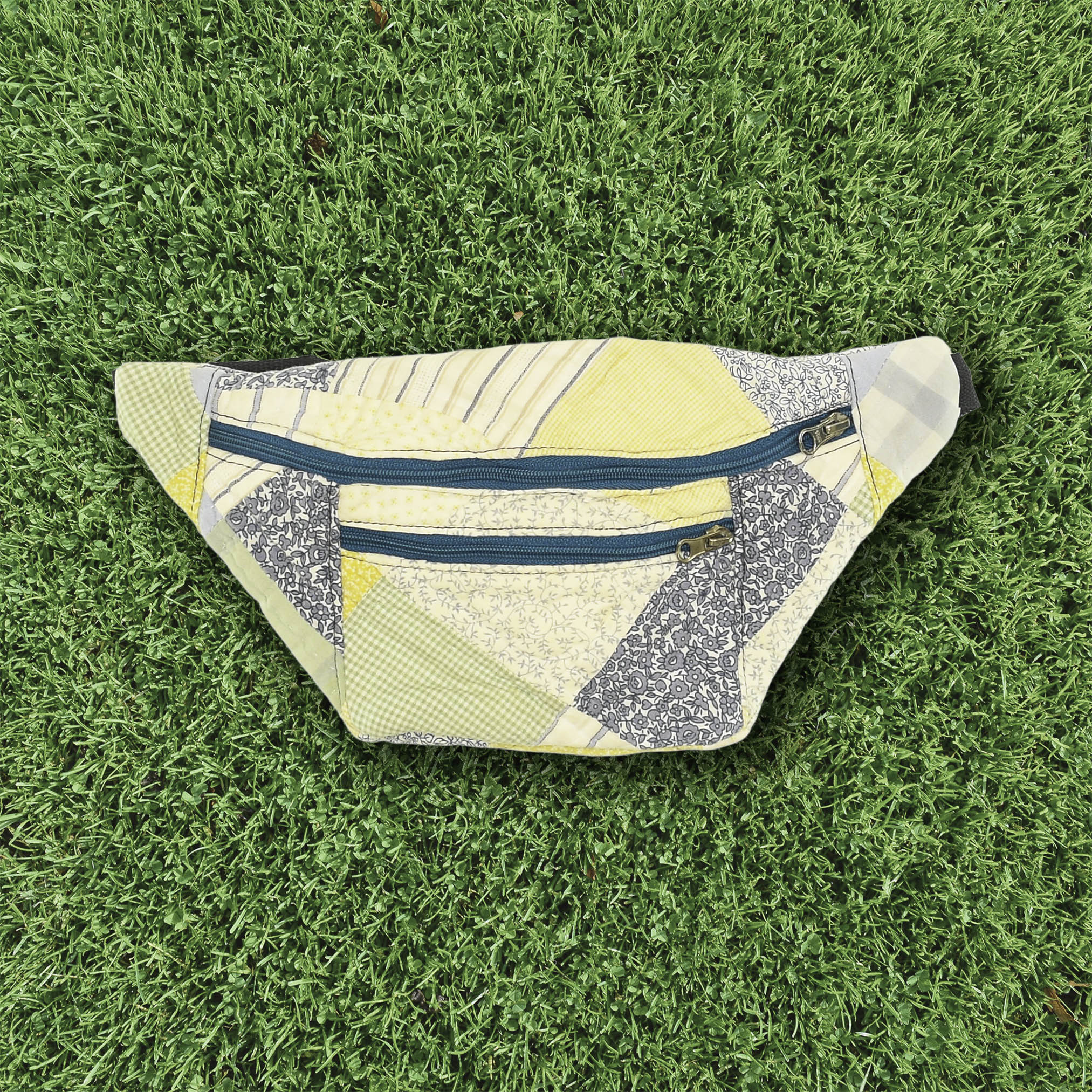 Patchwork Quilt Waist Bag | Golden Hour