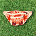 Patchwork Quilt Waist Bag | Red Geometric