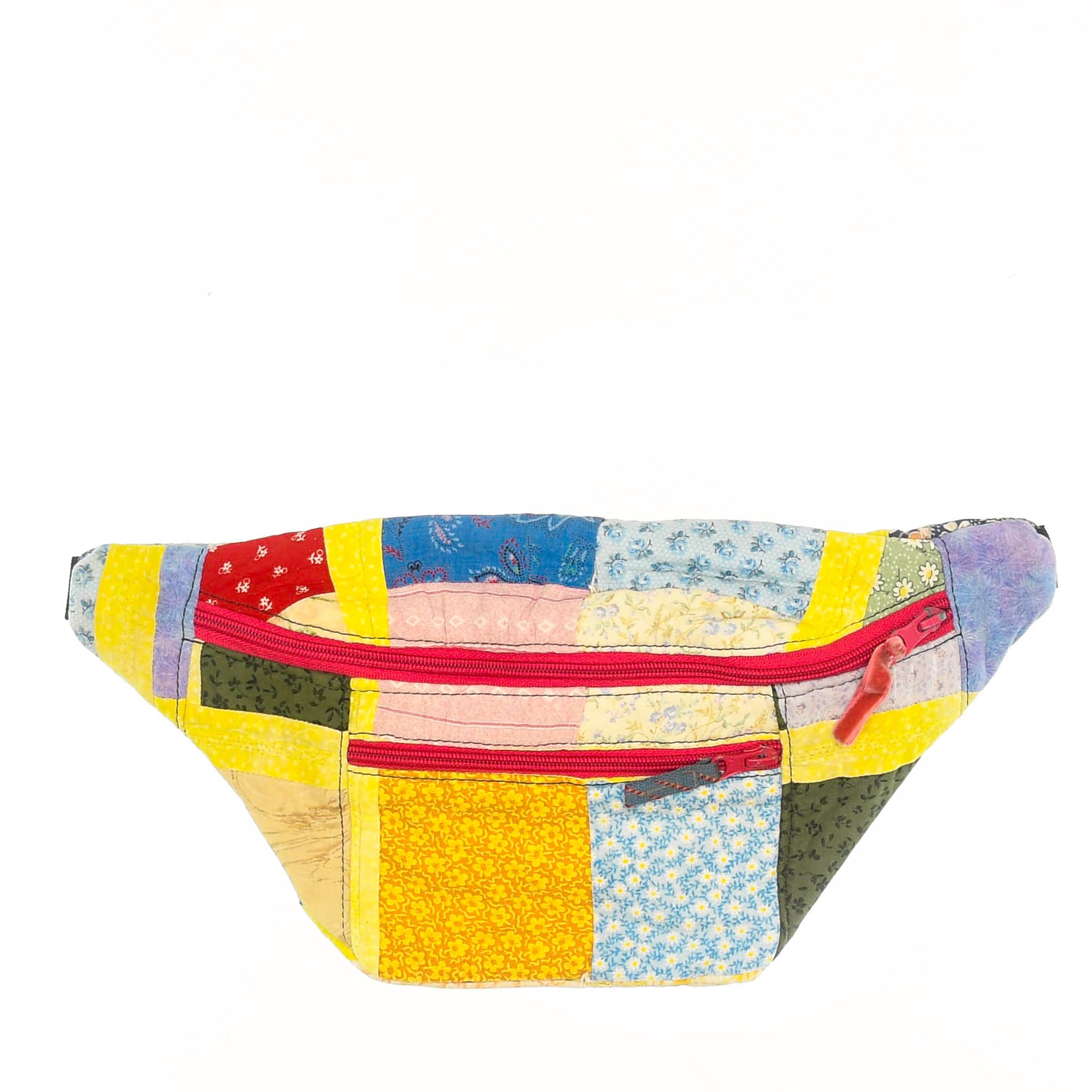 Patchwork Quilt Waist Bag | Sunshine Colorblock
