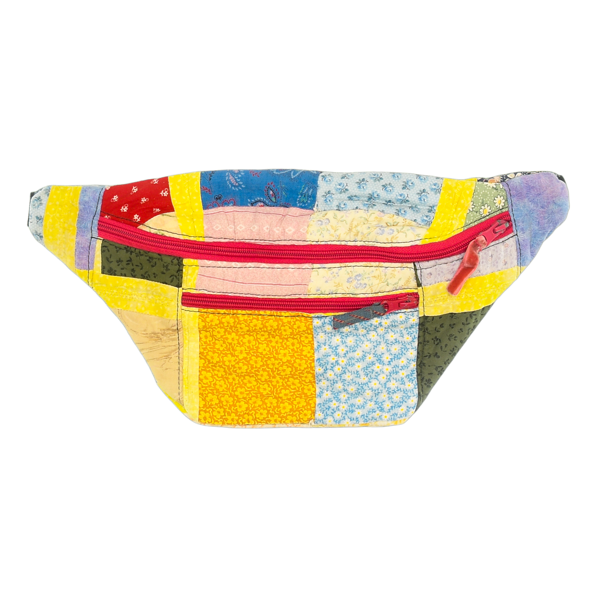 Patchwork Quilt Waist Bag | Sunshine Colorblock