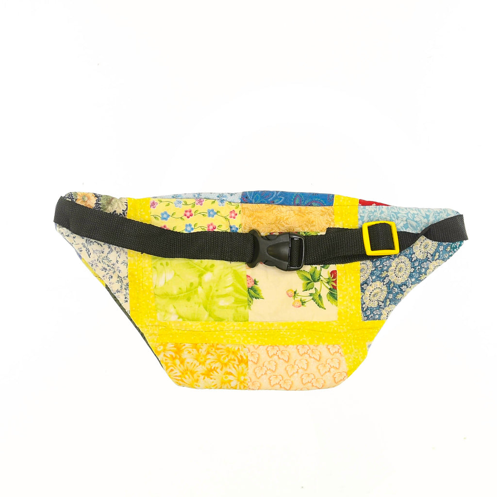 Patchwork Quilt Waist Bag | Sunshine Colorblock