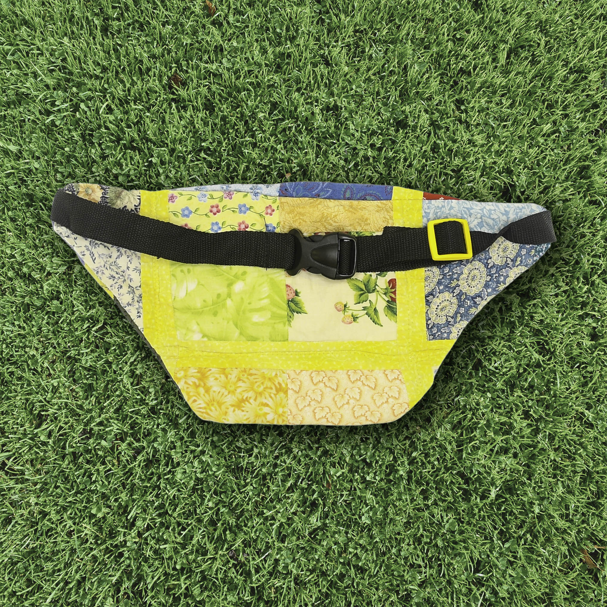 Patchwork Quilt Waist Bag | Sunshine Colorblock