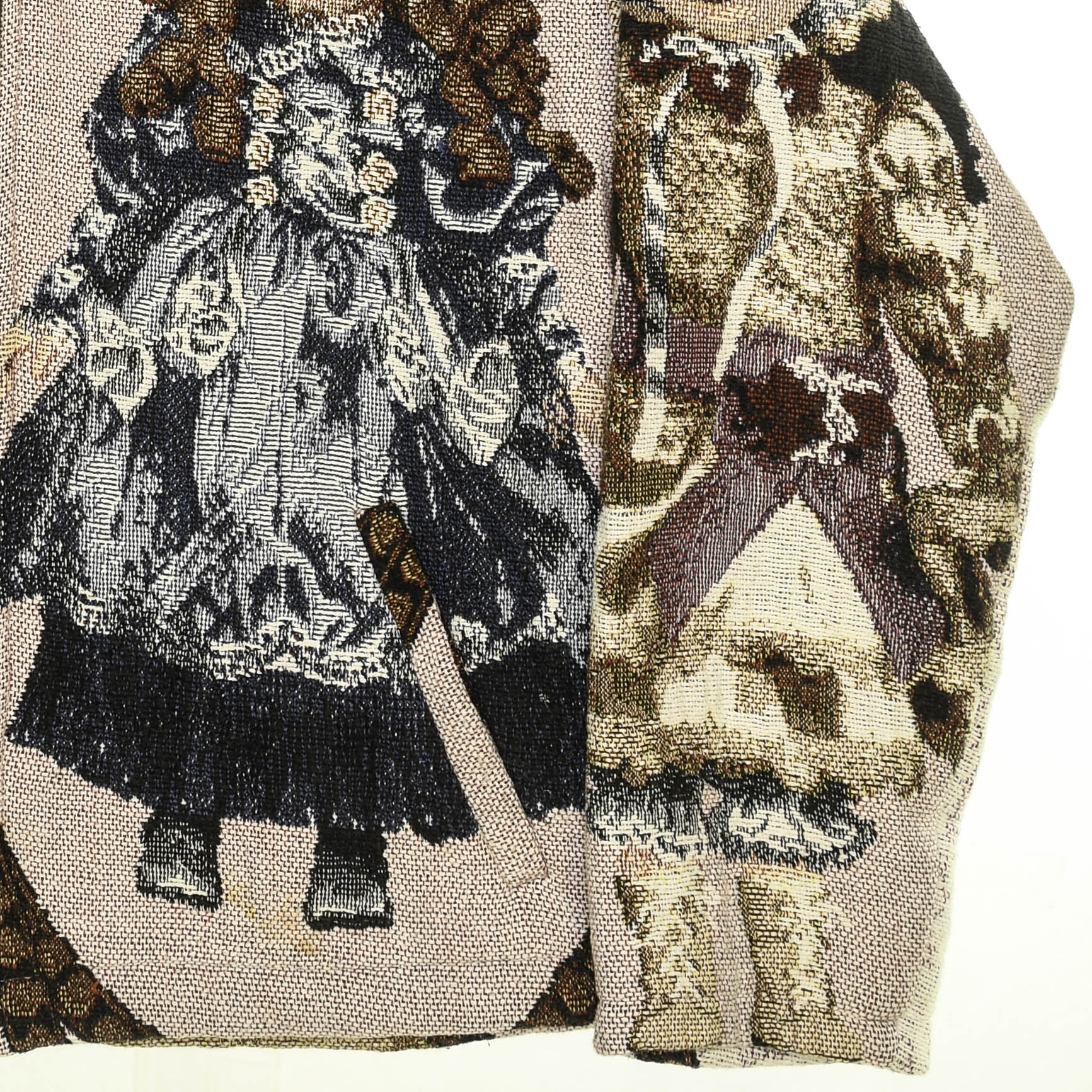 Victorian Doll Full Tapestry Zip Through