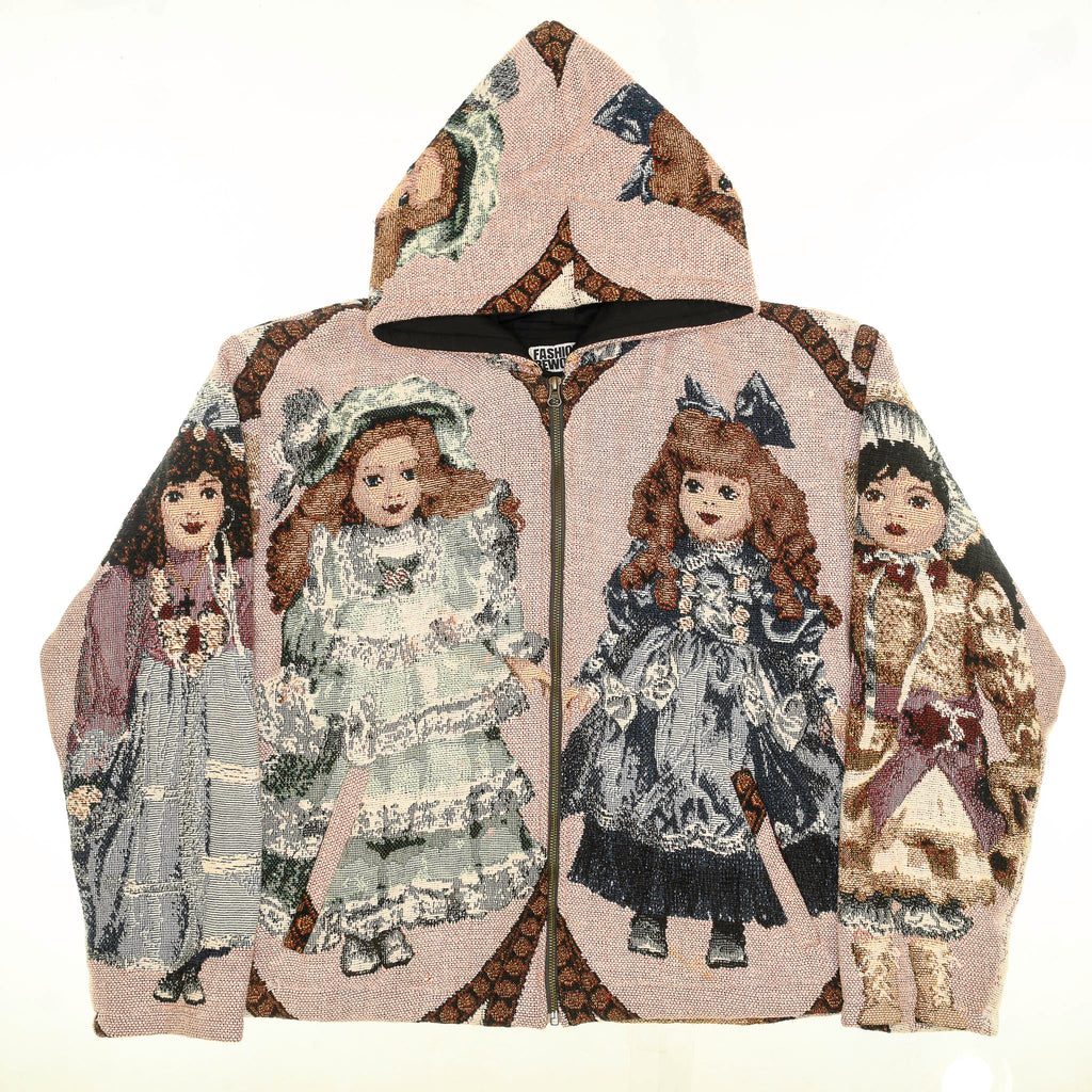 Victorian Doll Full Tapestry Zip Through