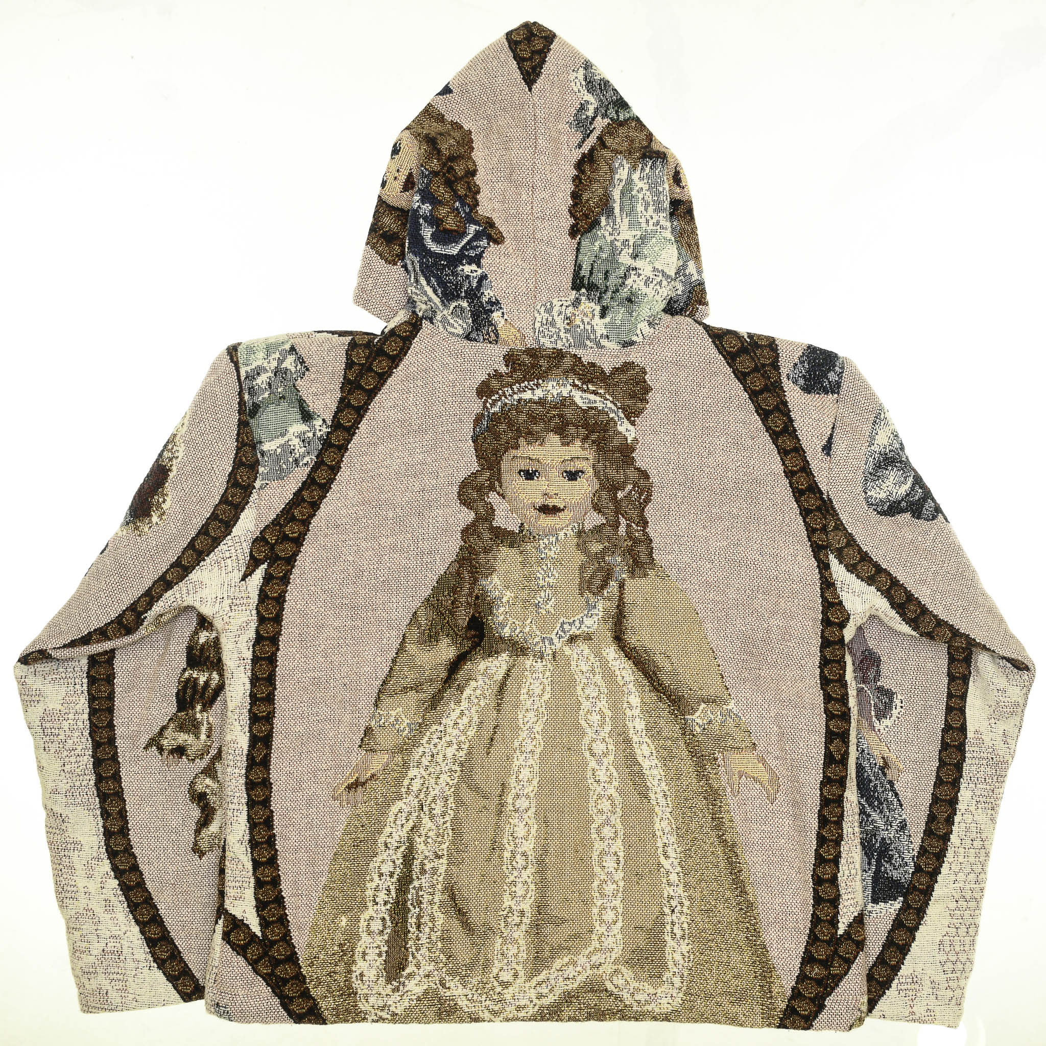 Victorian Doll Full Tapestry Zip Through