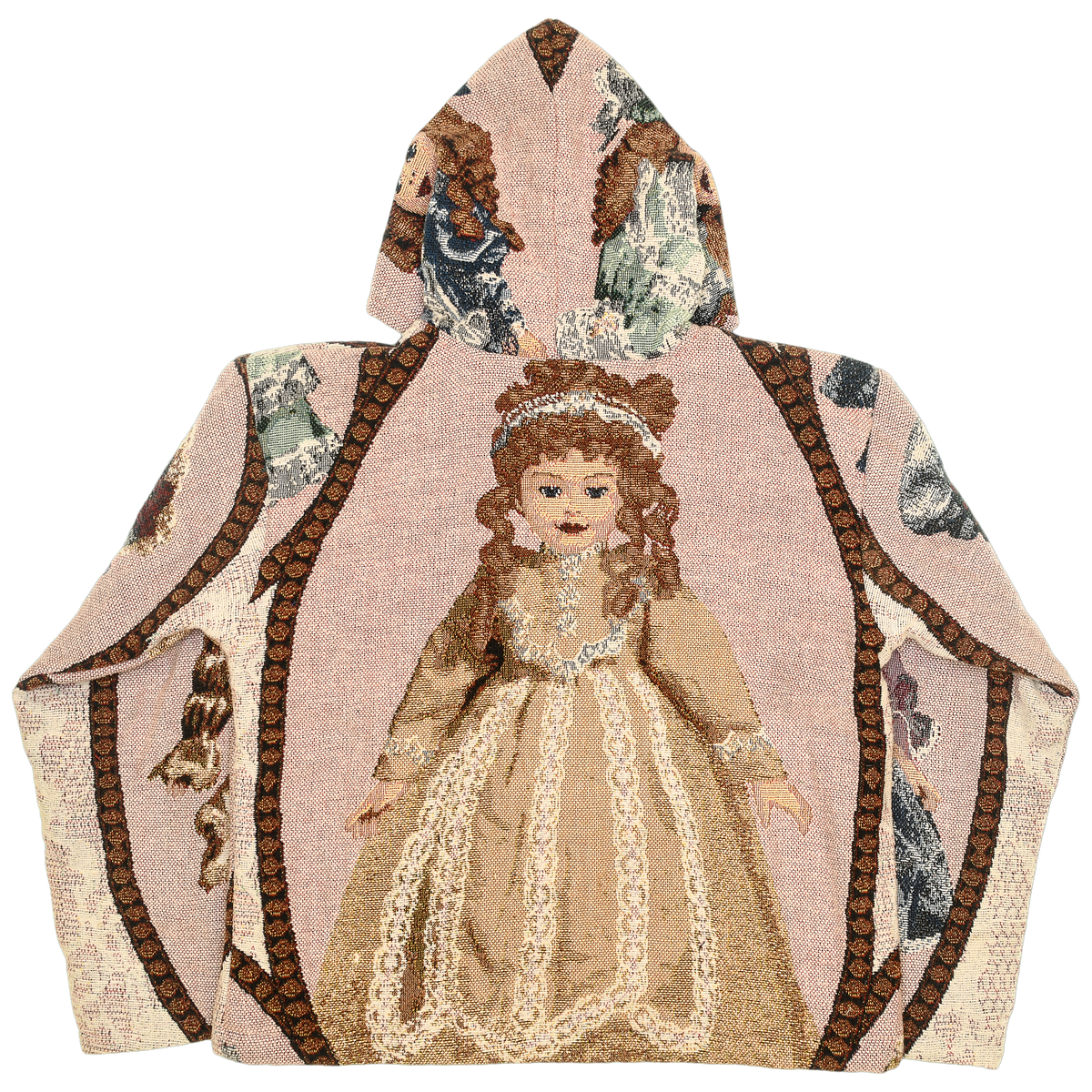 Victorian Doll Full Tapestry Zip Through