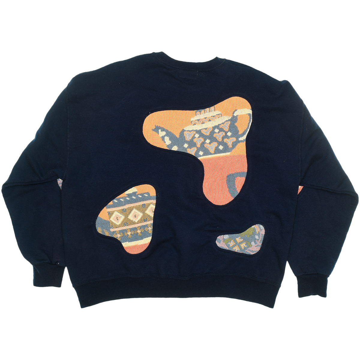 Floral Tea Pots Amoeba Tapestry Pullover