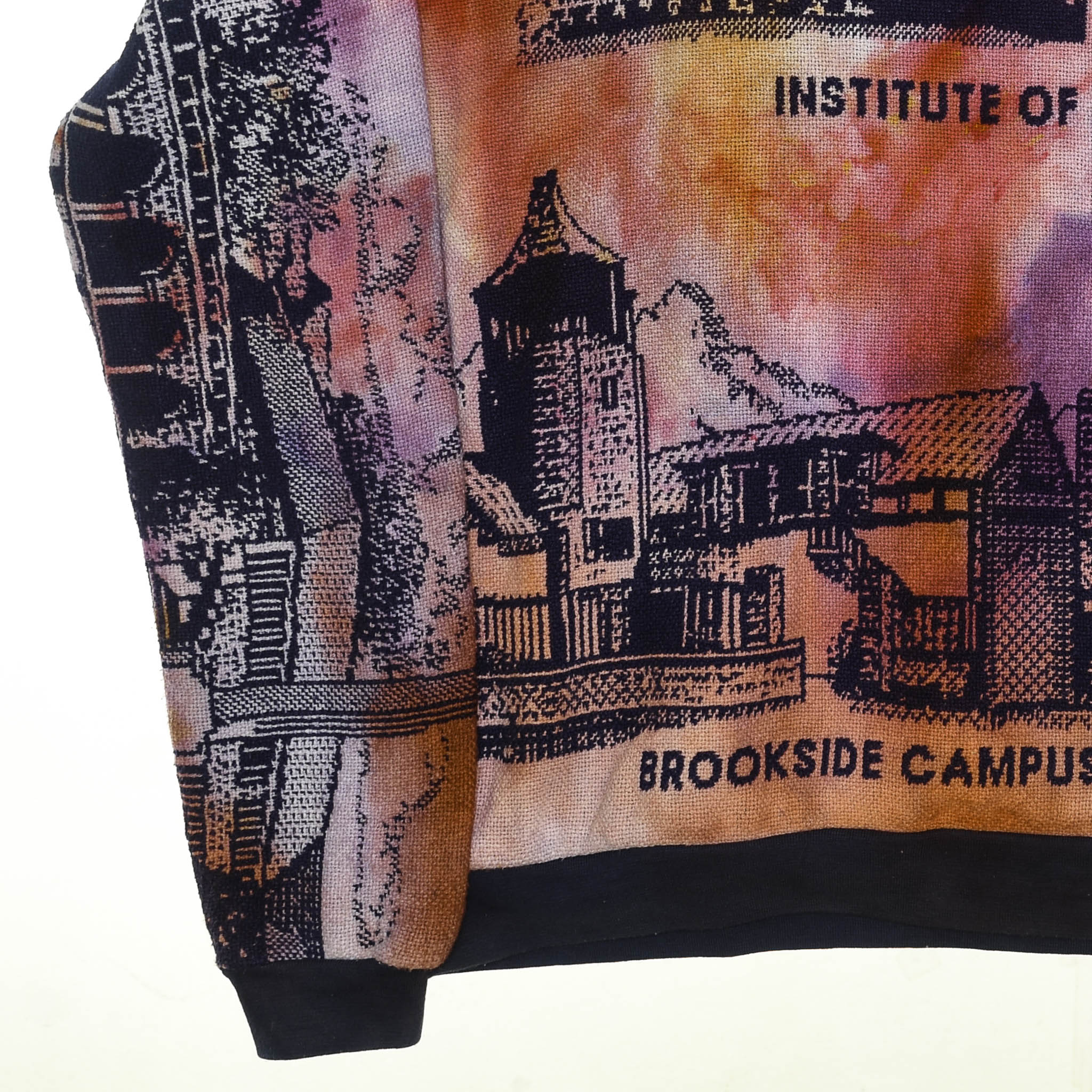 Brookside Campus Ice Dye Panel Pullover