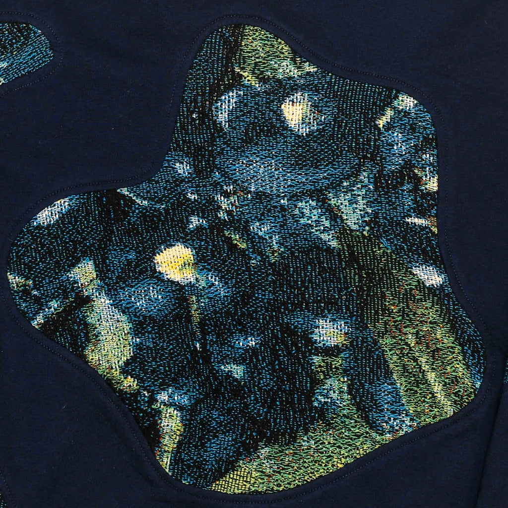 Blue Iris Renaissance Amoeba Tapestry Pullover