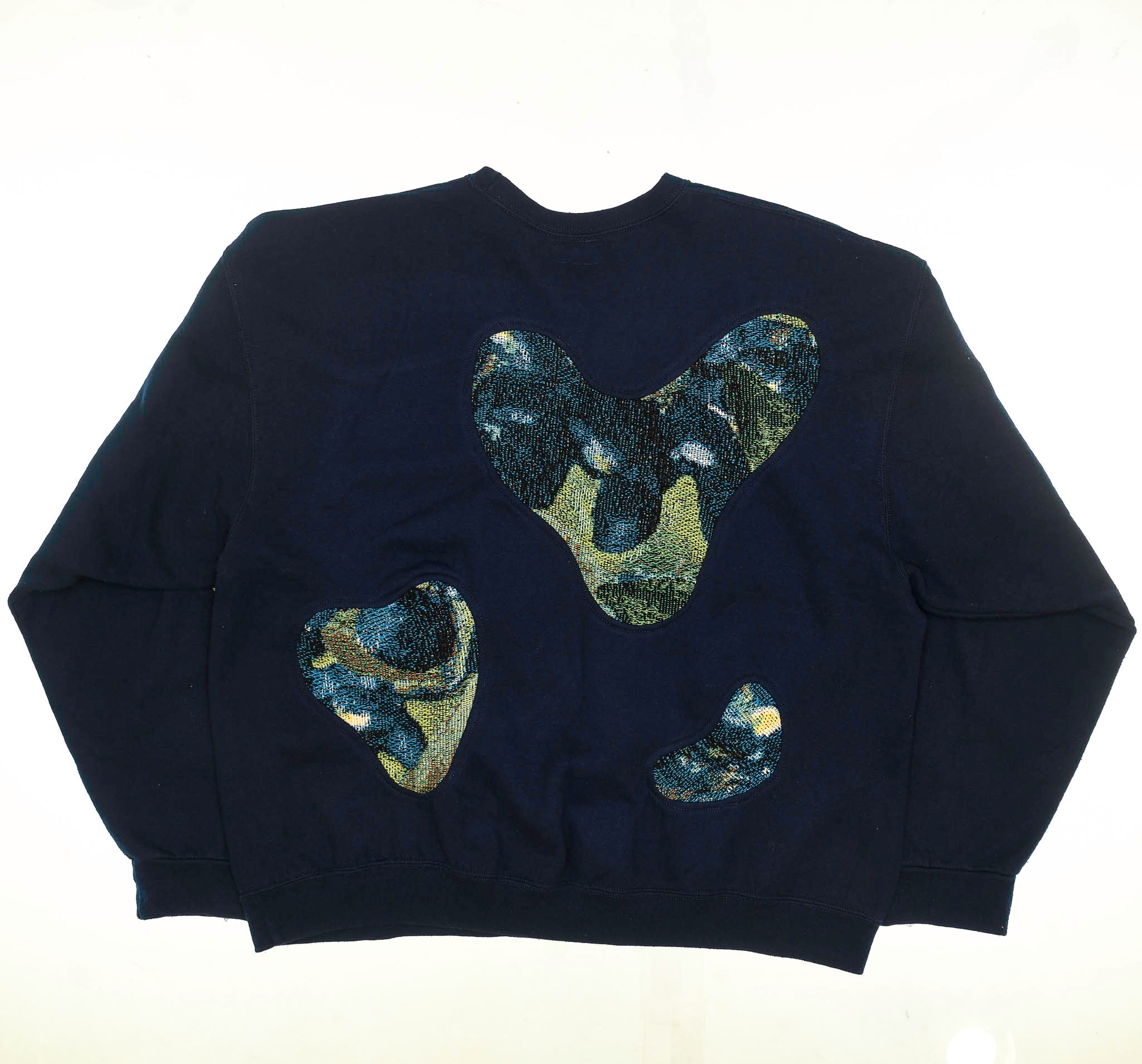 Blue Iris Renaissance Amoeba Tapestry Pullover