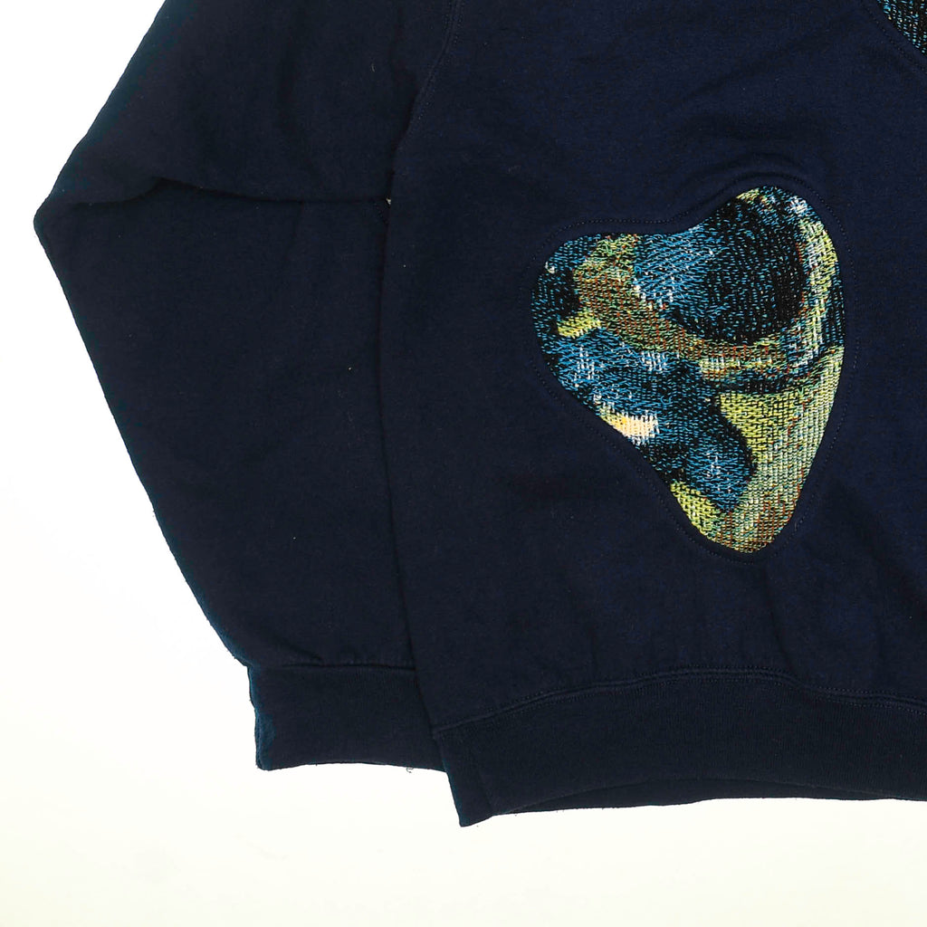 Blue Iris Renaissance Amoeba Tapestry Pullover