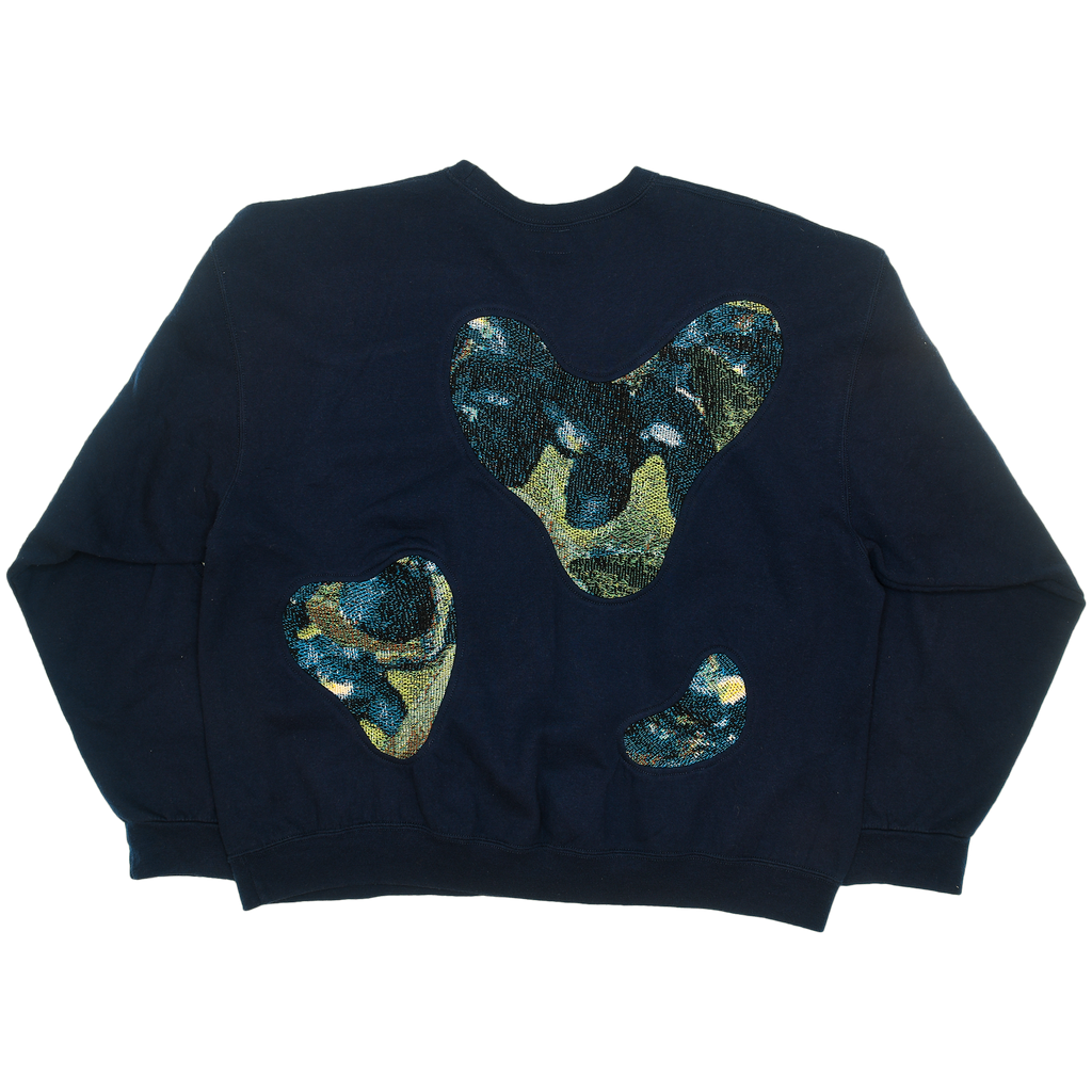 Blue Iris Renaissance Amoeba Tapestry Pullover