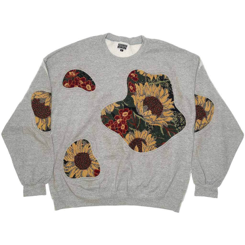 Sunflower Amoeba Tapestry Pullover