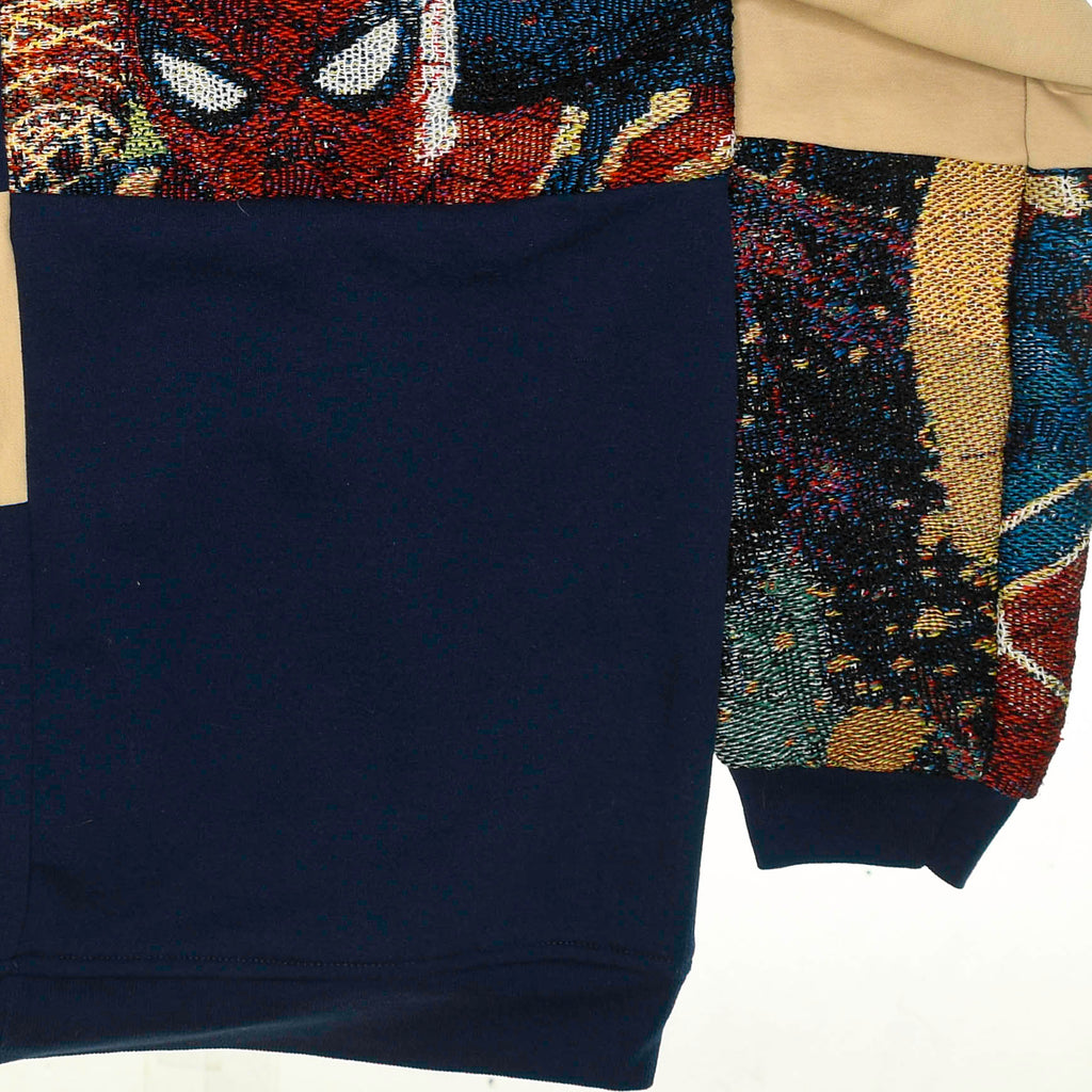 Marvel Superheroes Patchwork Tapestry Zip Up