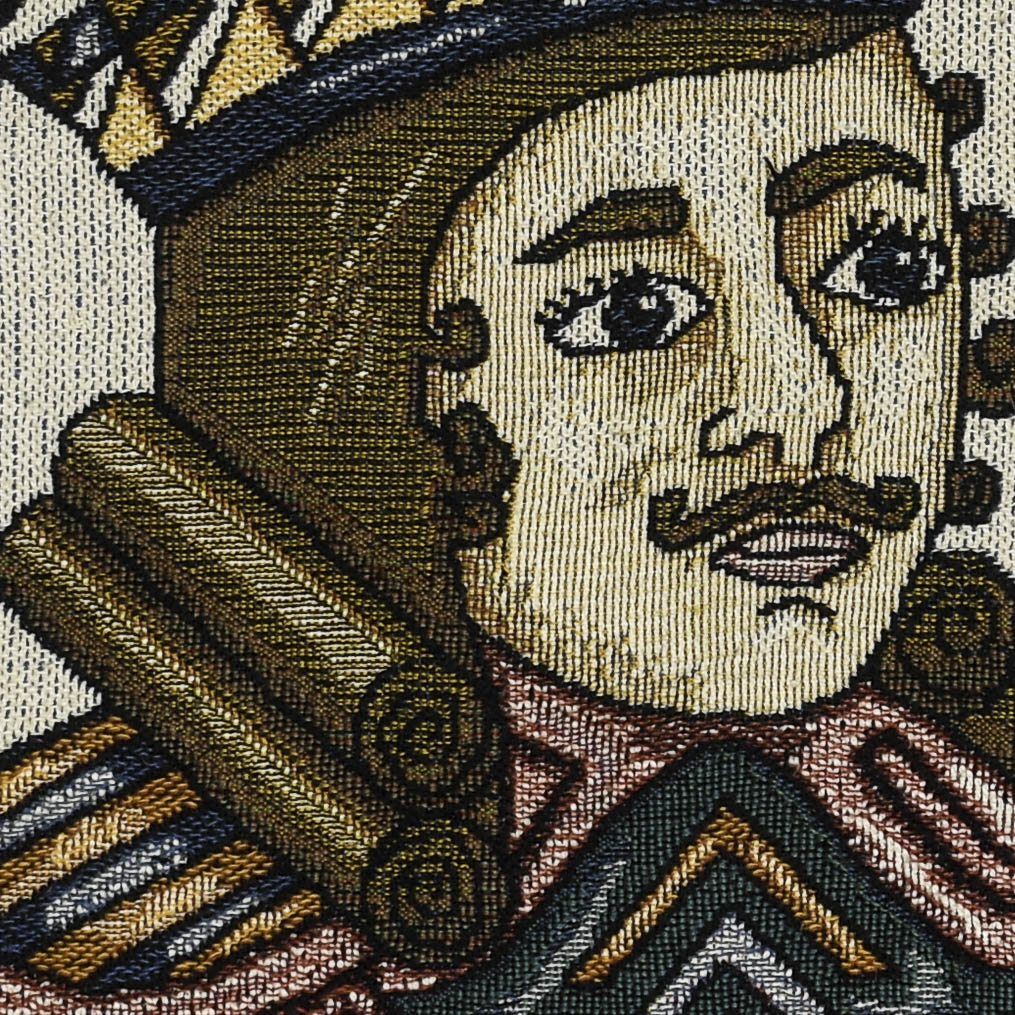 Jack Face Card Full Tapestry Panel Pullover