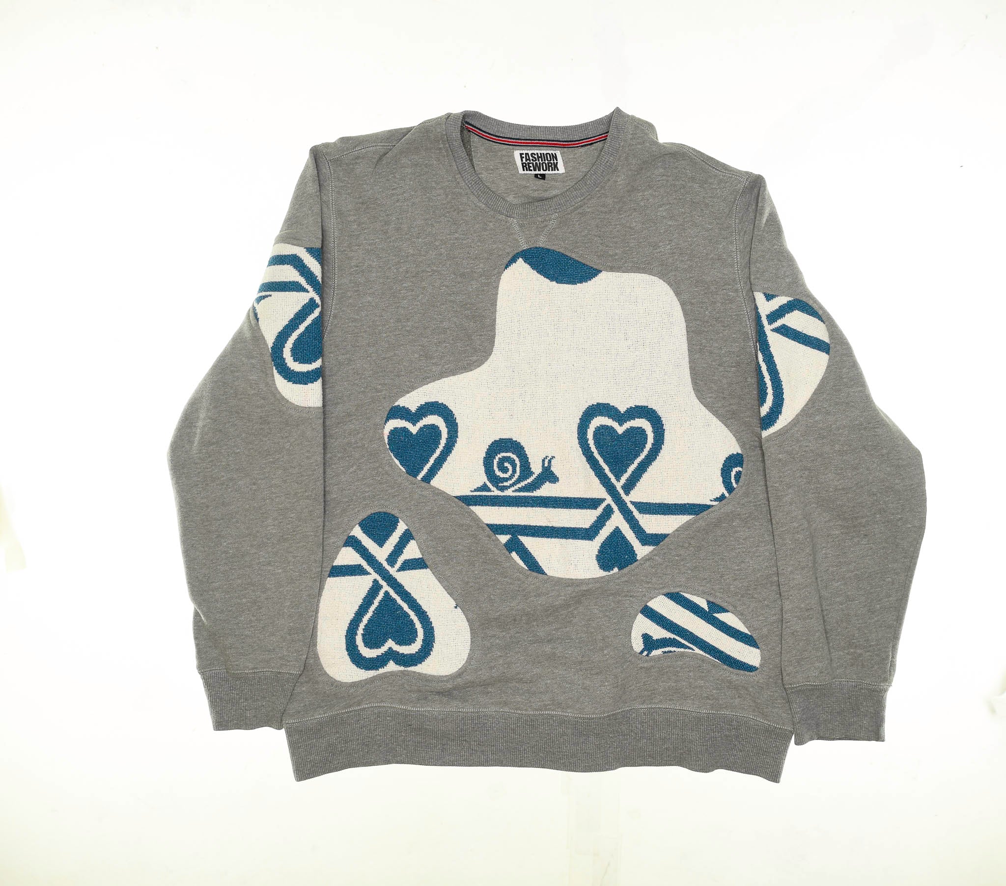 Snails & Hearts Amoeba Tapestry Pullover